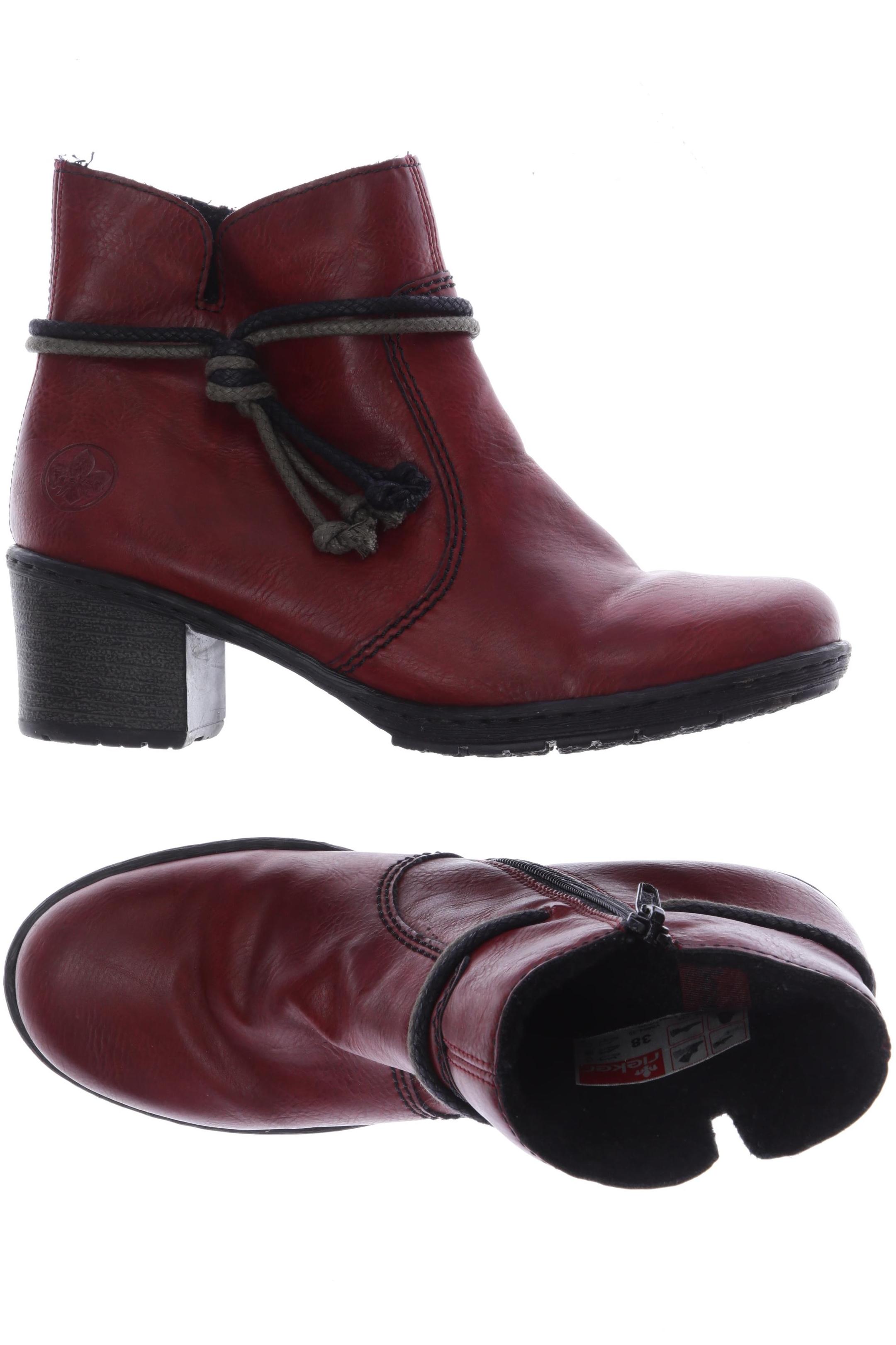 

Rieker Damen Stiefelette, rot, Gr. 38