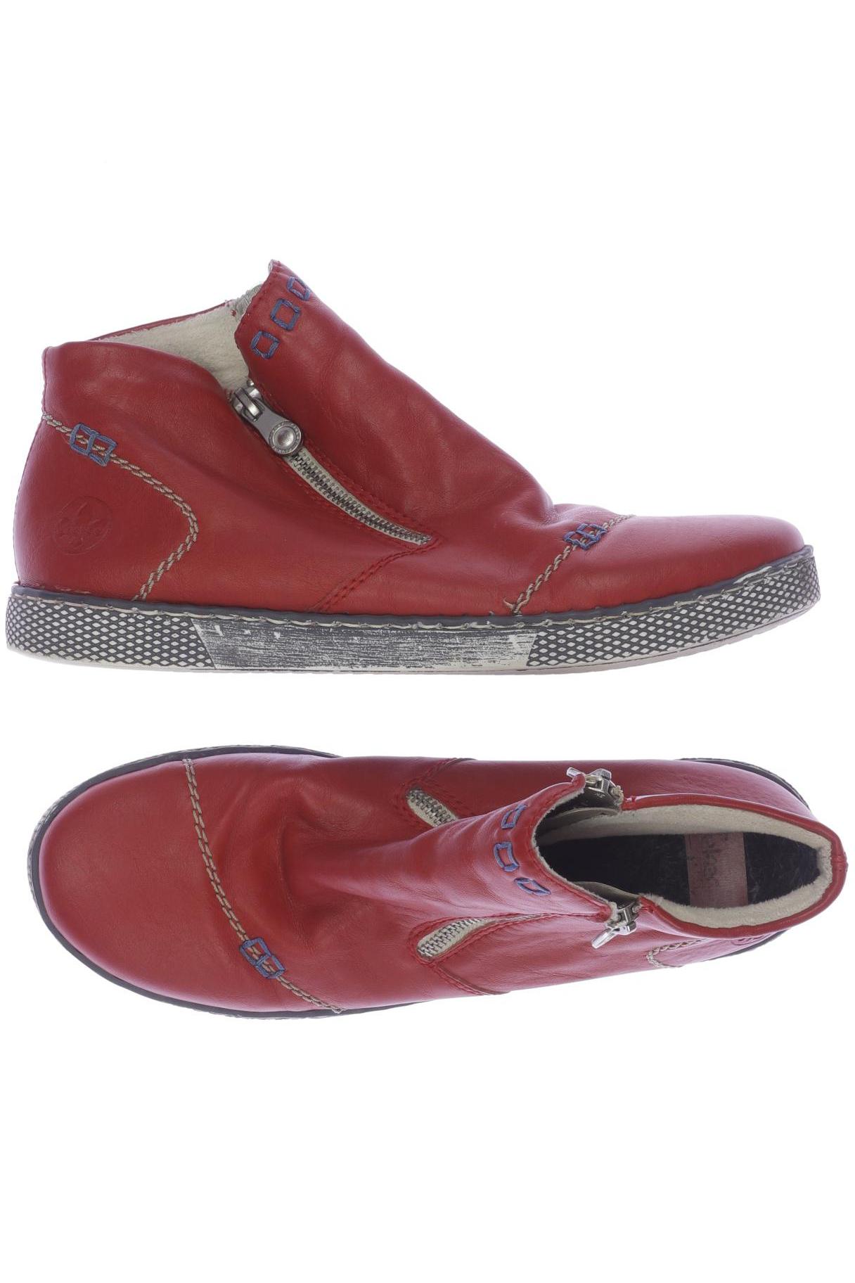 

Rieker Damen Stiefelette, rot, Gr. 41