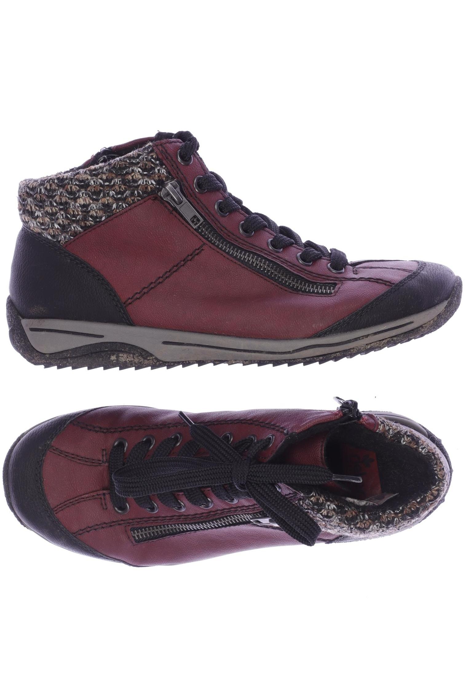 

Rieker Damen Stiefelette, bordeaux, Gr. 38