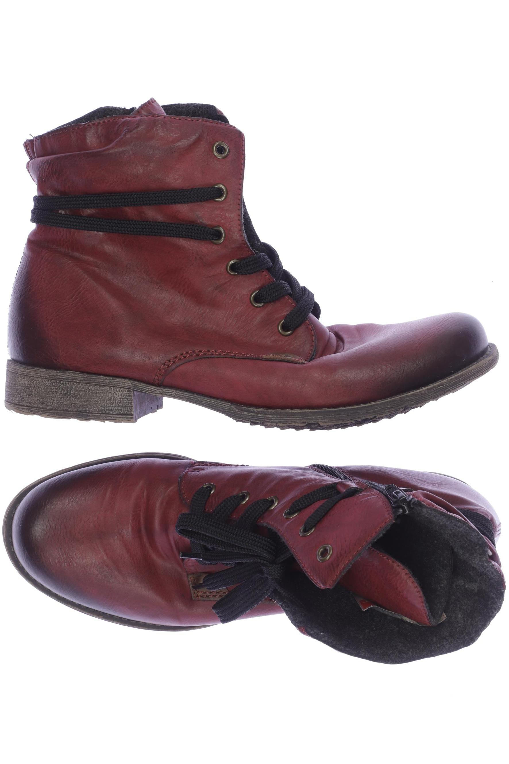 

Rieker Damen Stiefelette, bordeaux, Gr. 42