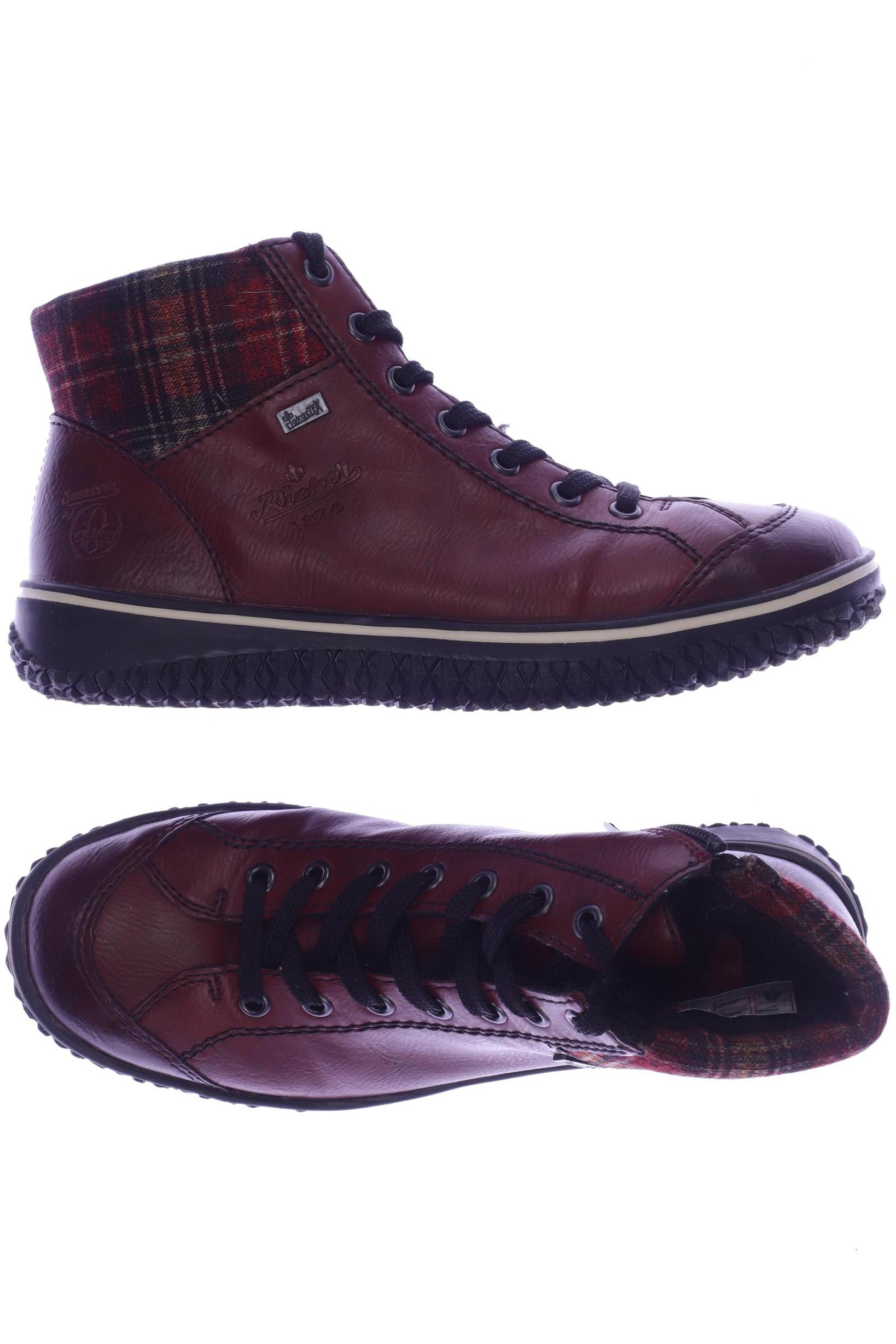 

Rieker Damen Stiefelette, bordeaux, Gr. 38