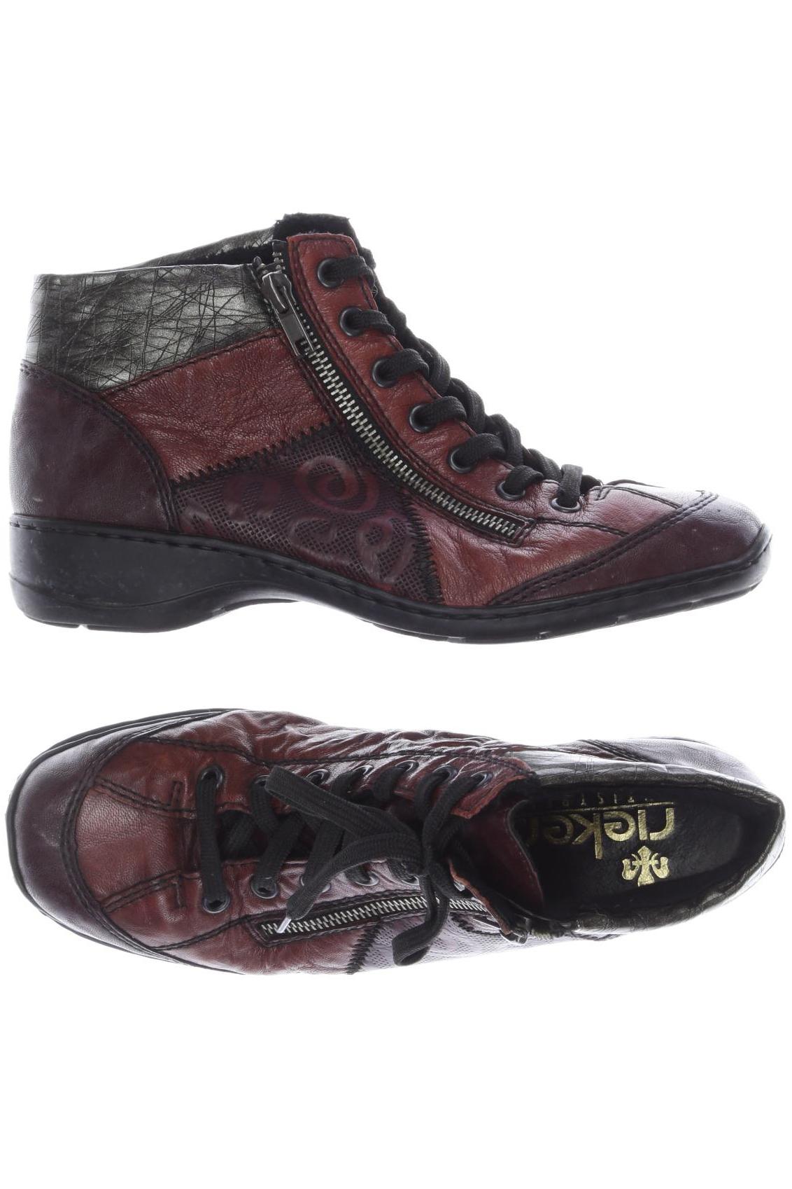 

Rieker Damen Stiefelette, bordeaux, Gr. 38