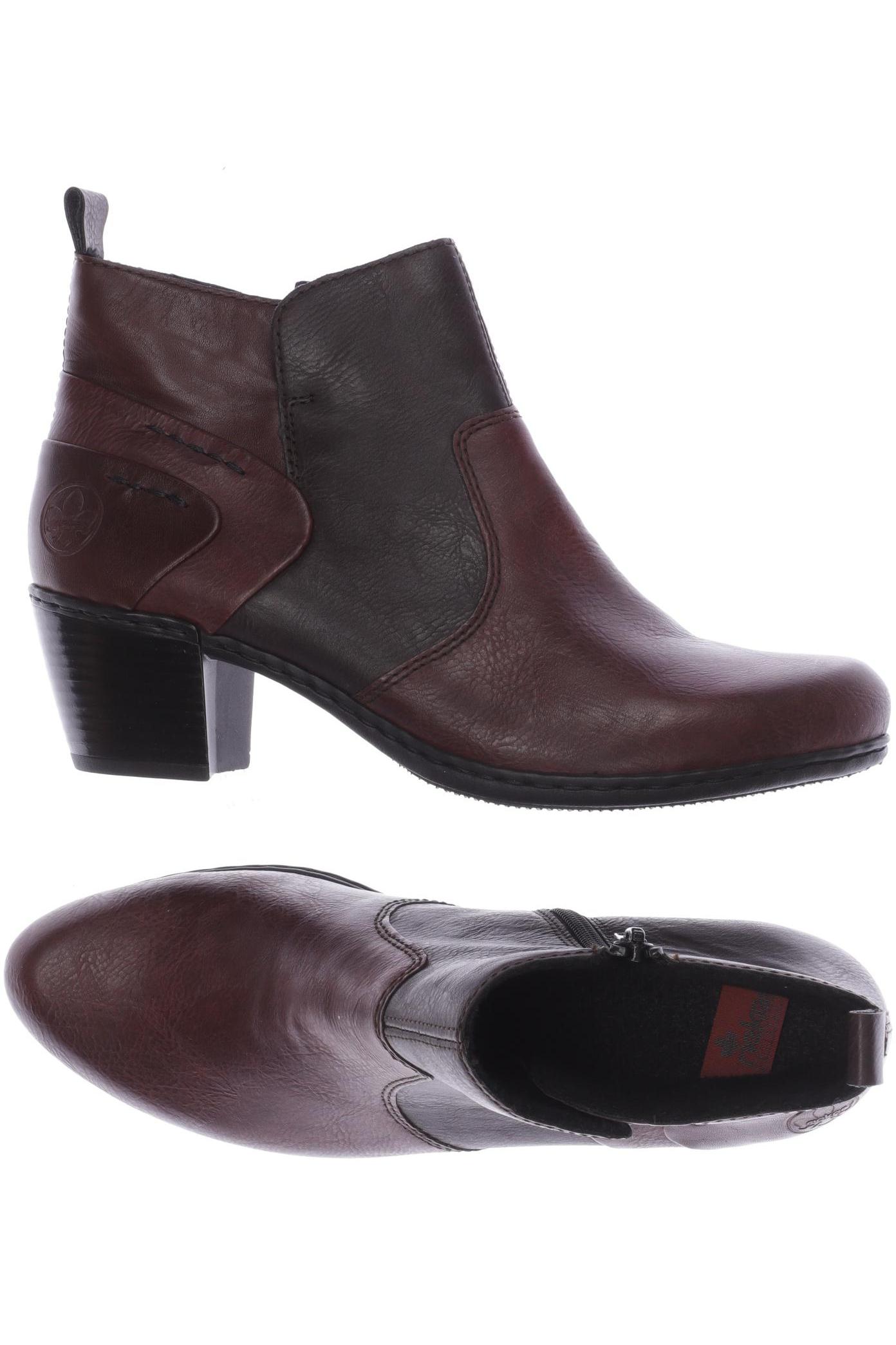 

Rieker Damen Stiefelette, bordeaux, Gr. 40