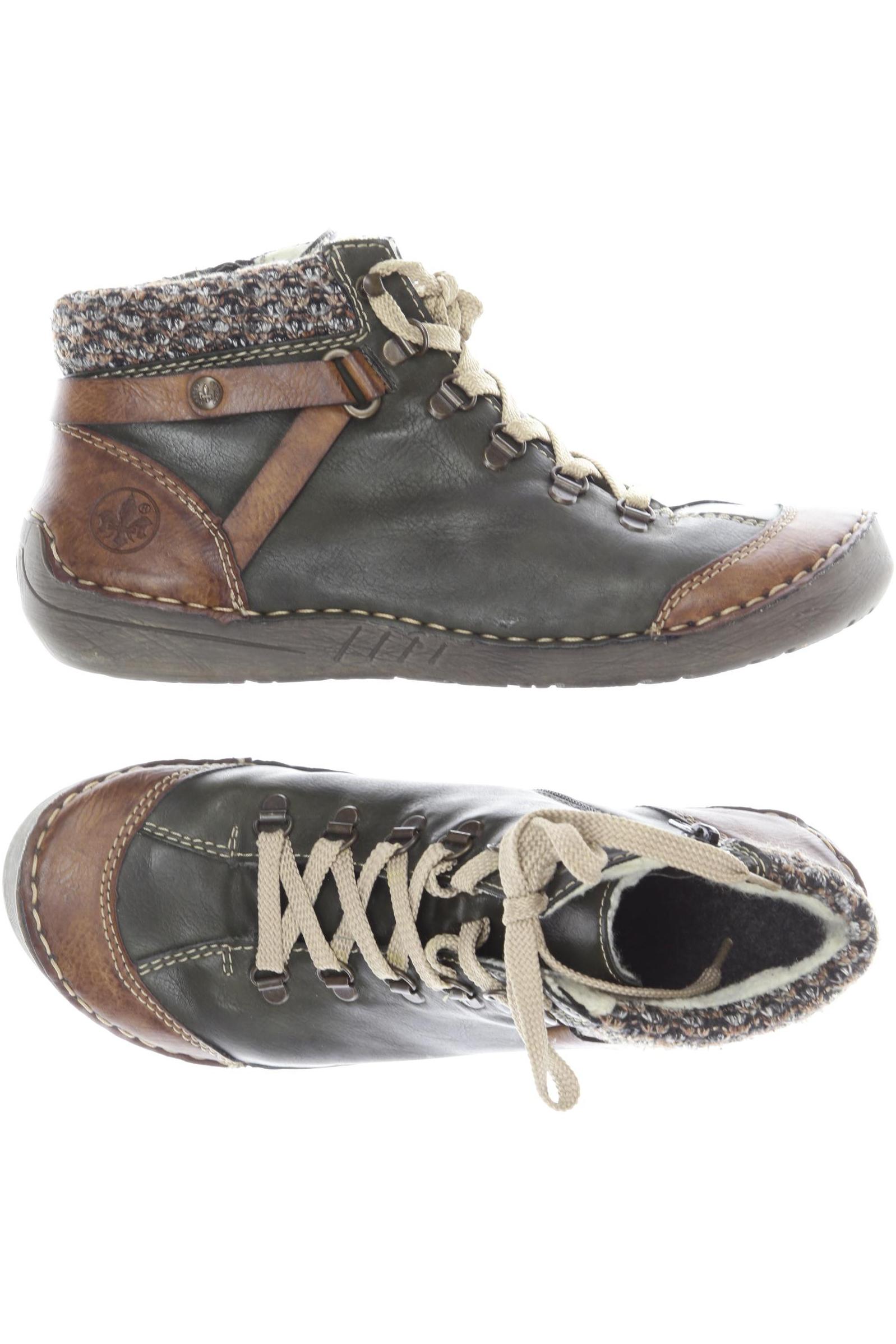 

Rieker Damen Stiefelette, grün, Gr. 40