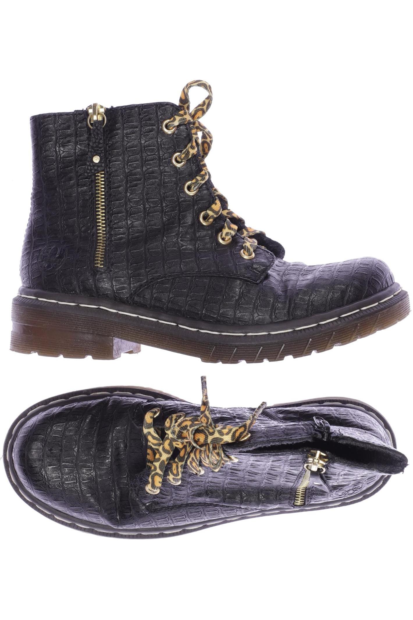 

Rieker Damen Stiefelette, schwarz, Gr. 38