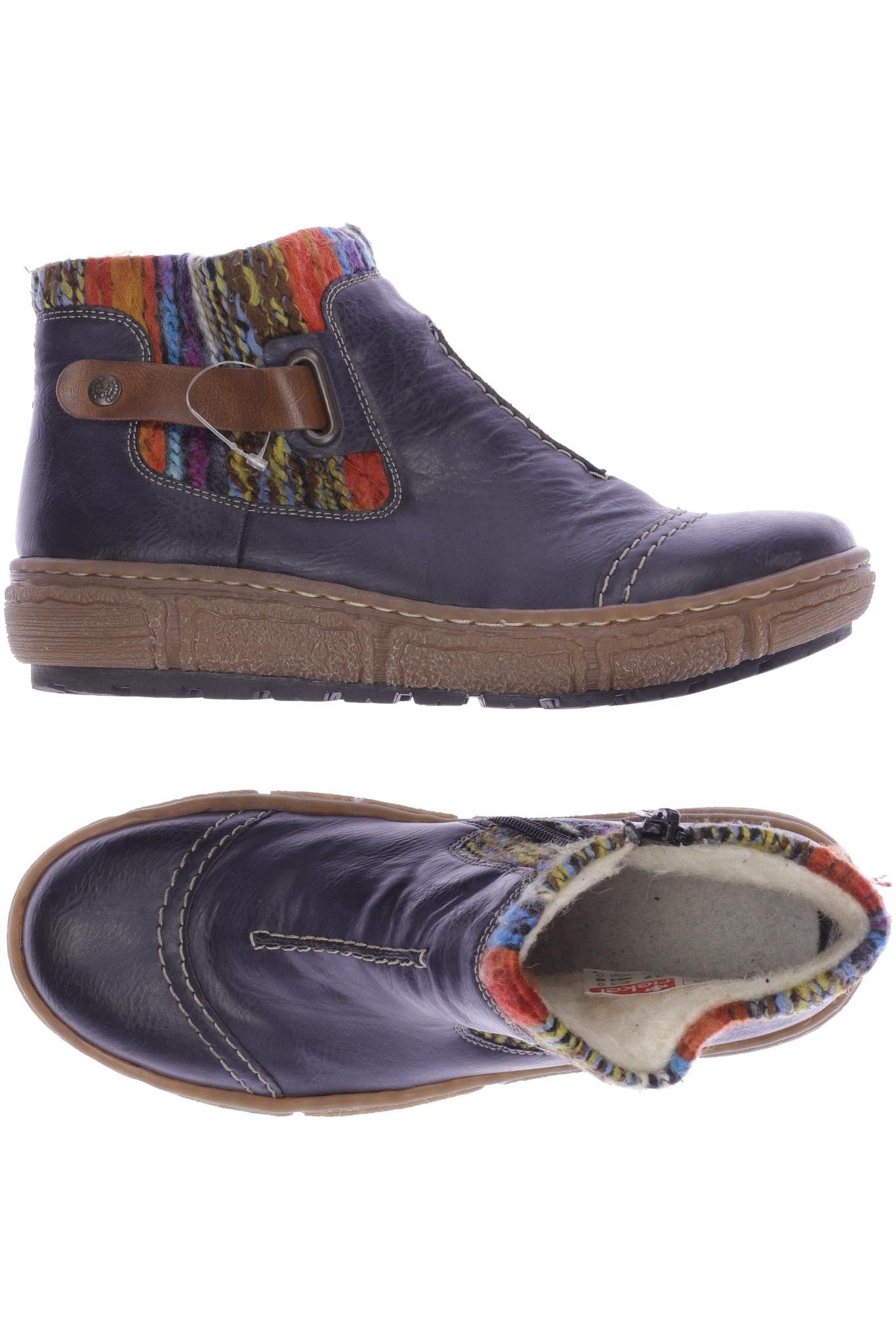 

Rieker Damen Stiefelette, blau, Gr. 37