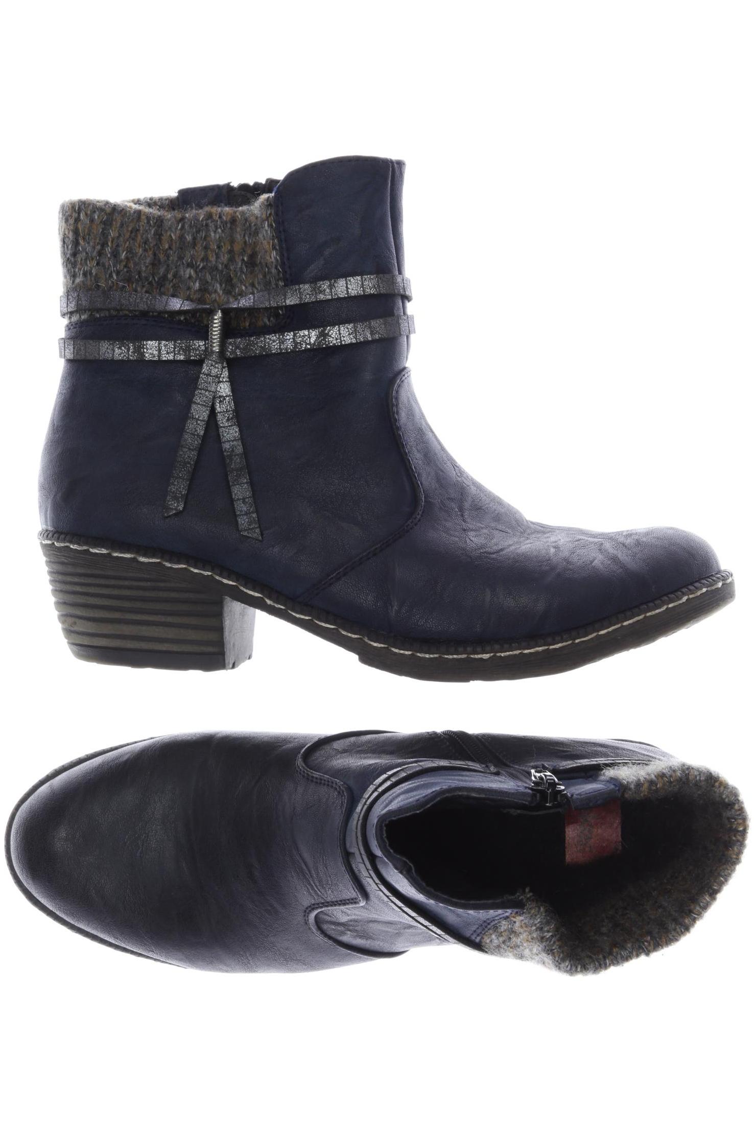 

Rieker Damen Stiefelette, marineblau, Gr. 37