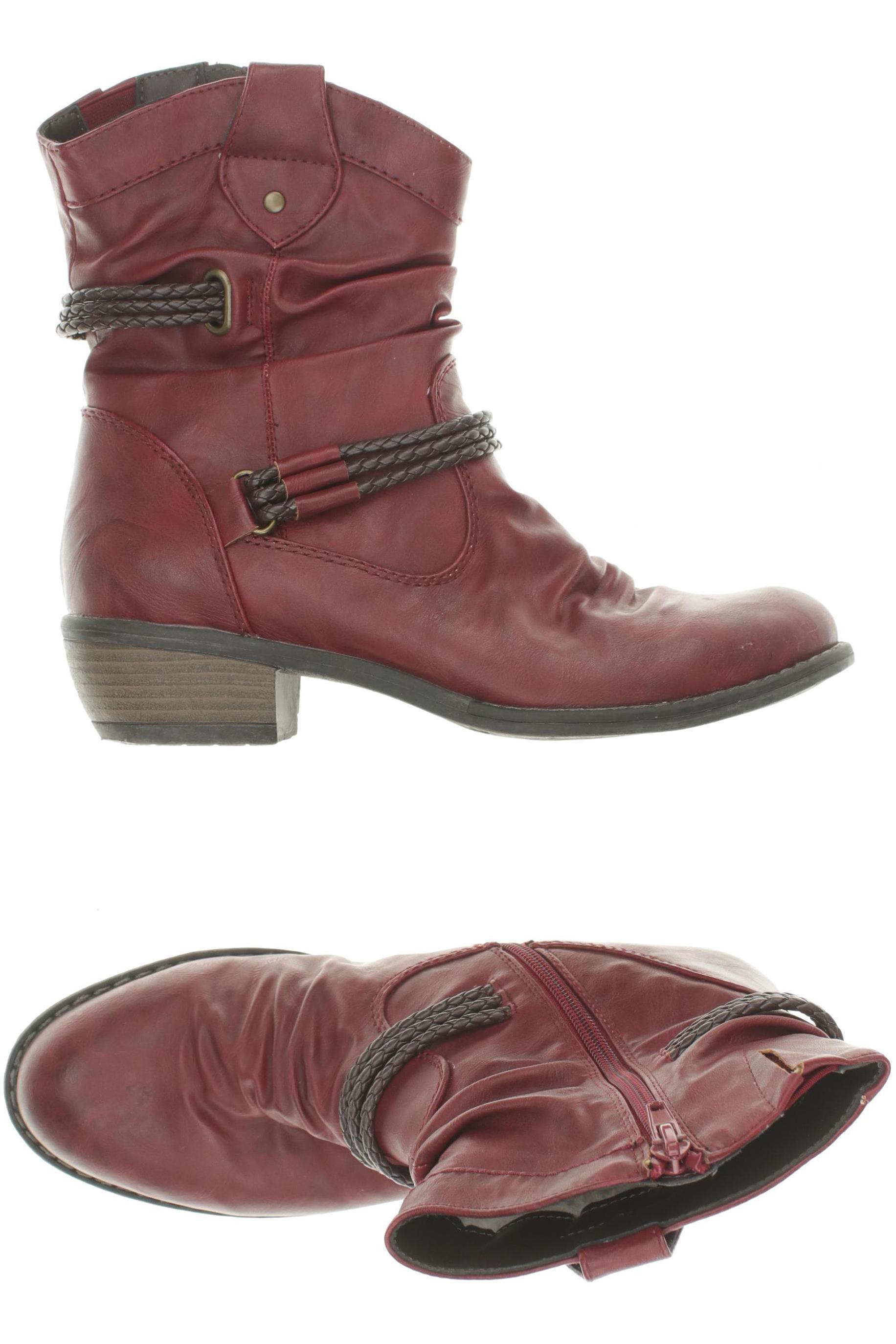 

Rieker Damen Stiefelette, rot, Gr. 38