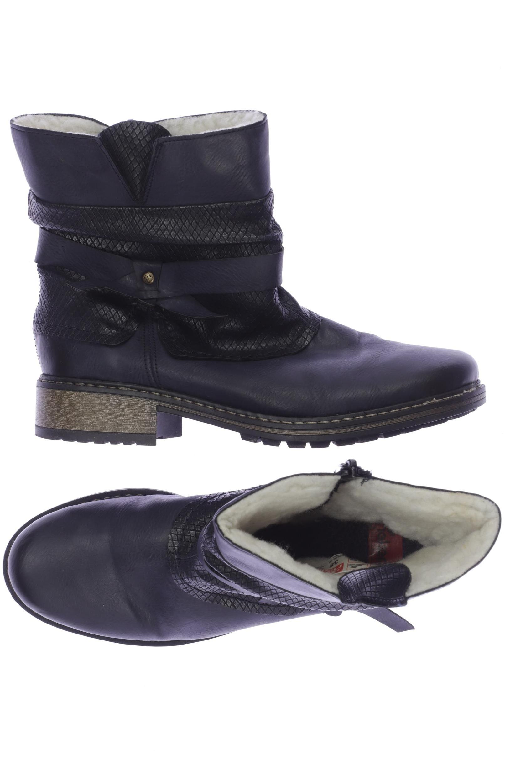 

Rieker Damen Stiefelette, marineblau, Gr. 38
