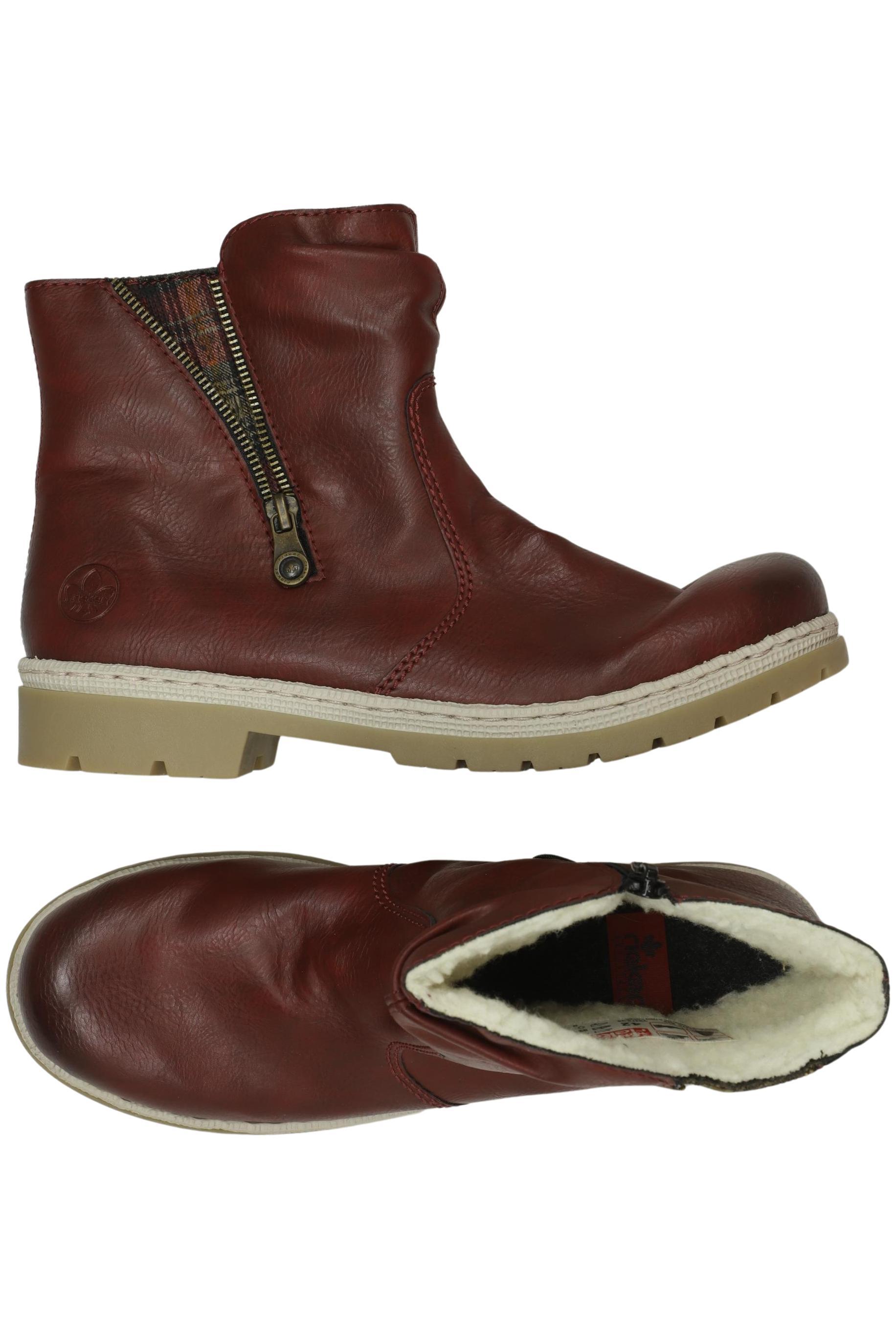 

Rieker Damen Stiefelette, rot, Gr. 42
