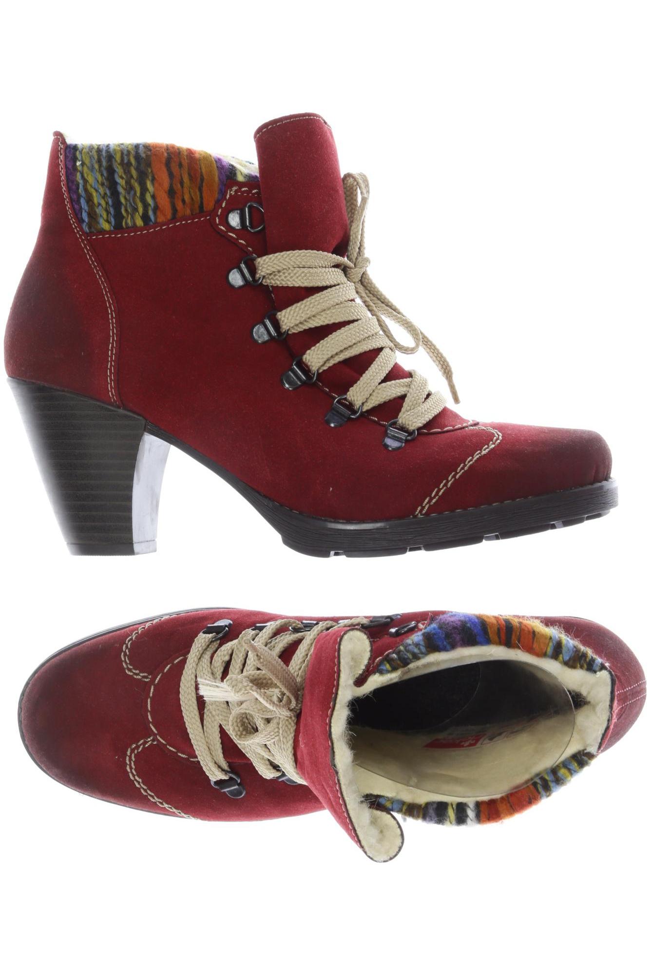 

Rieker Damen Stiefelette, rot, Gr. 39