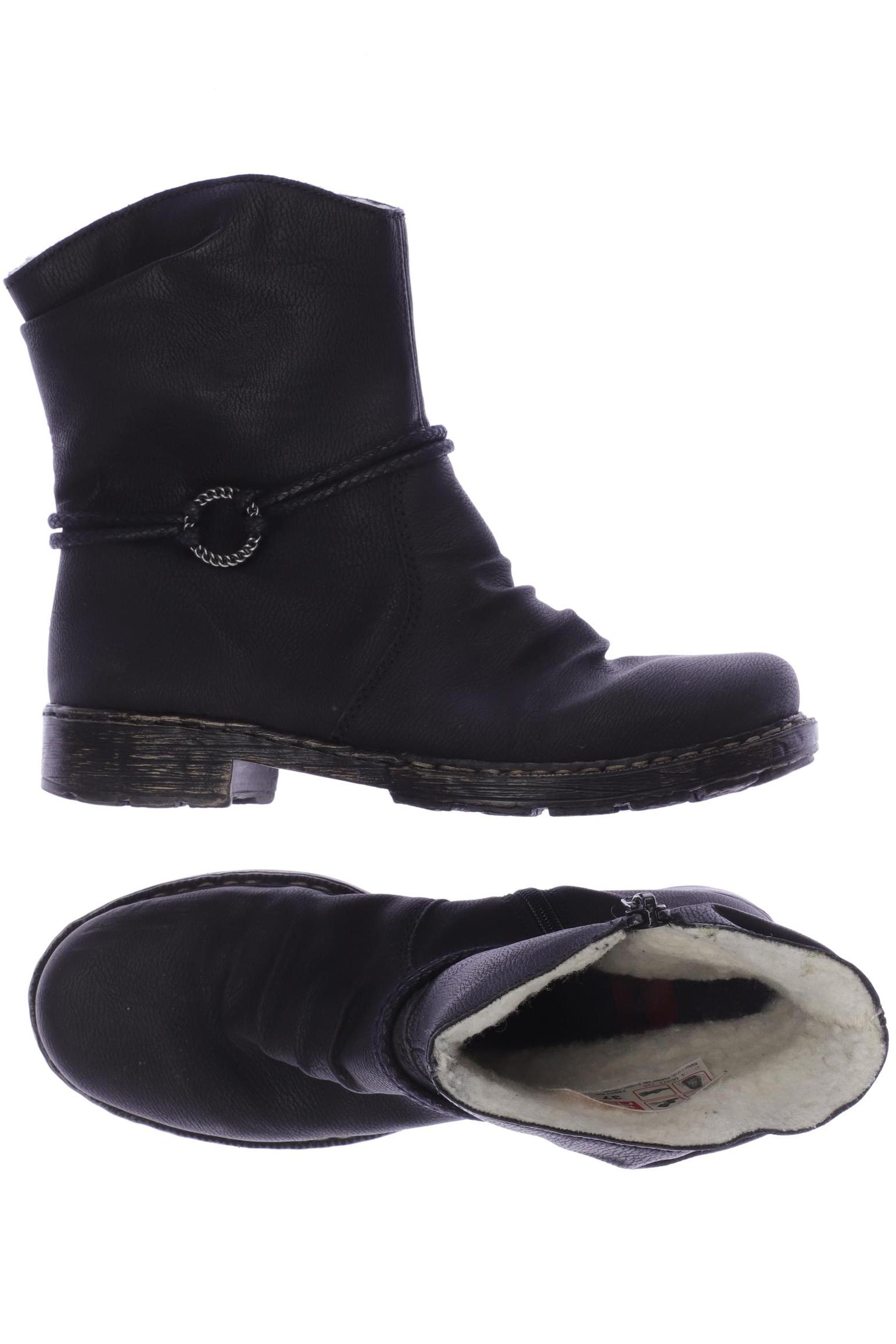

Rieker Damen Stiefelette, schwarz, Gr. 37