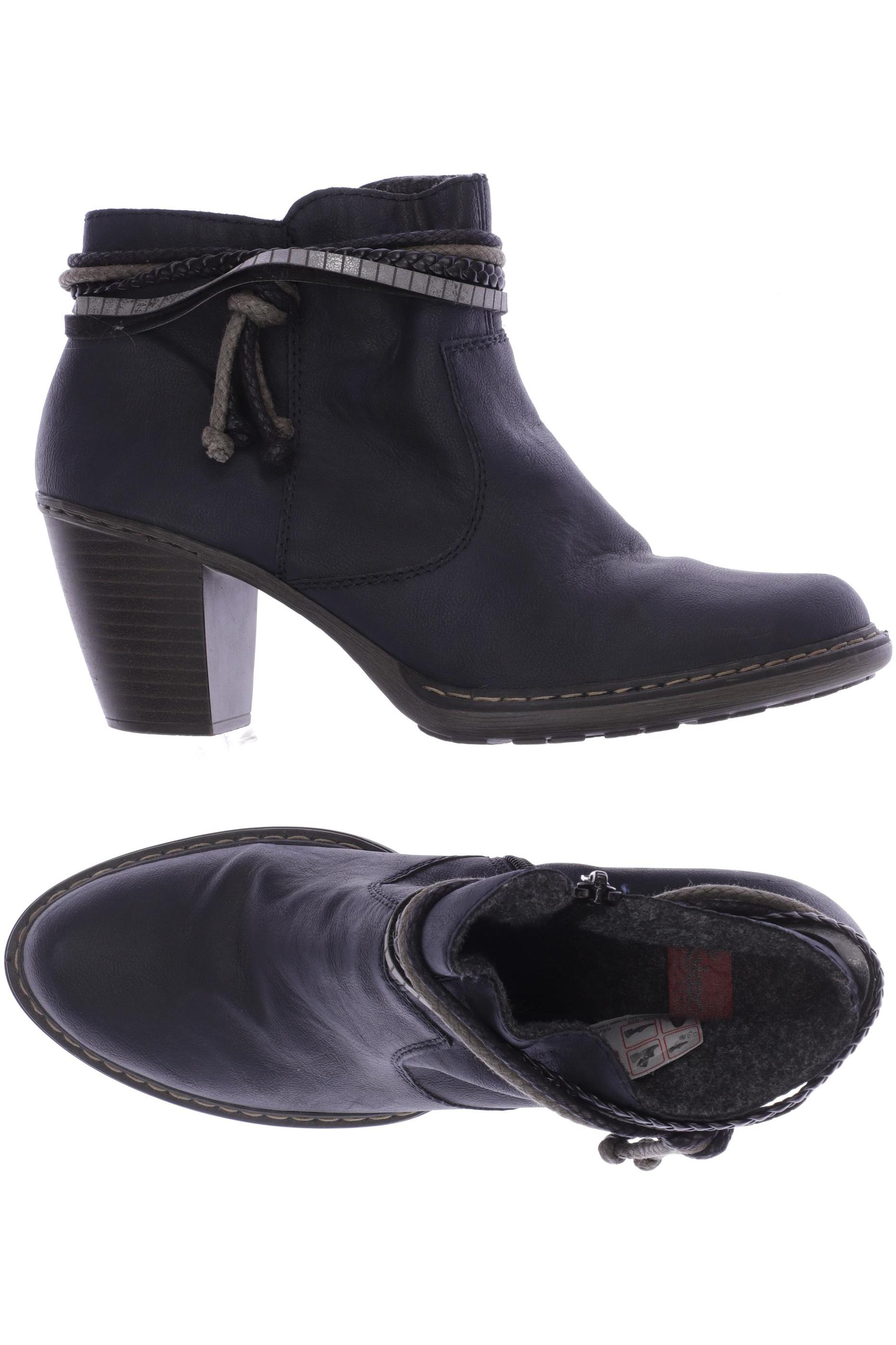 

Rieker Damen Stiefelette, marineblau, Gr. 42
