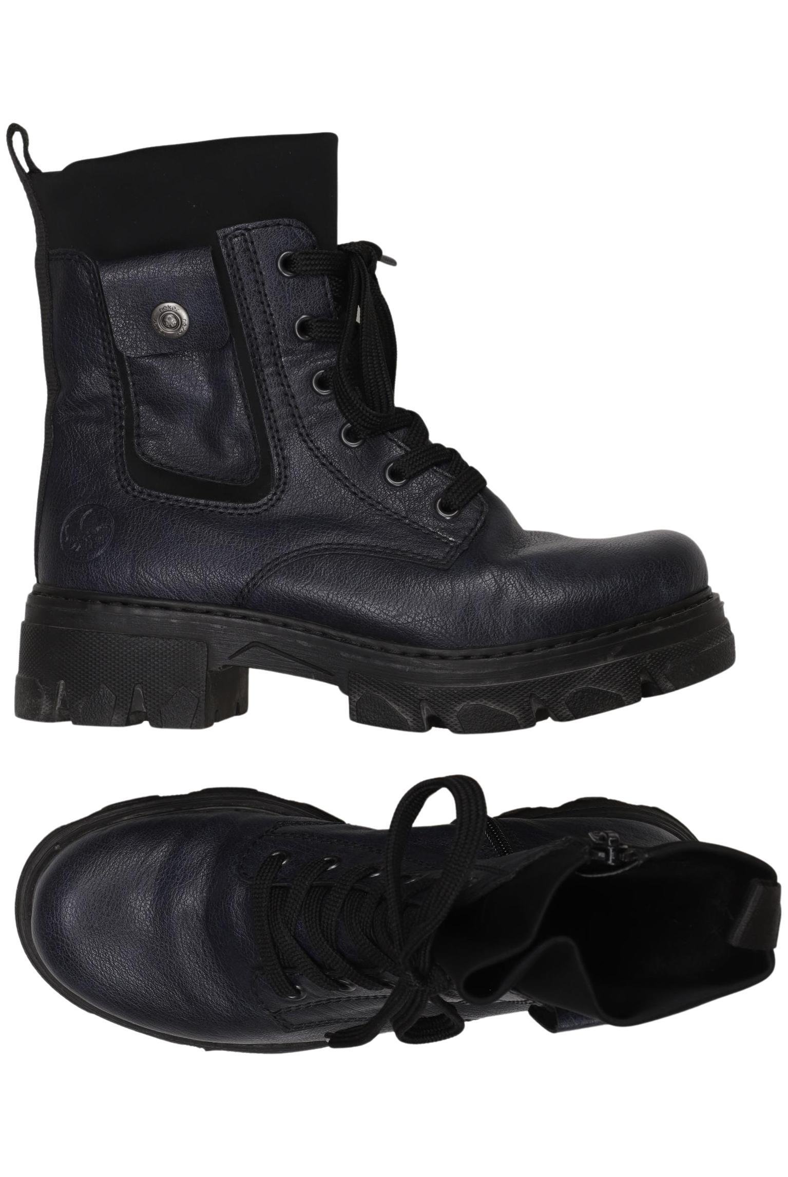 

Rieker Damen Stiefelette, marineblau, Gr. 37