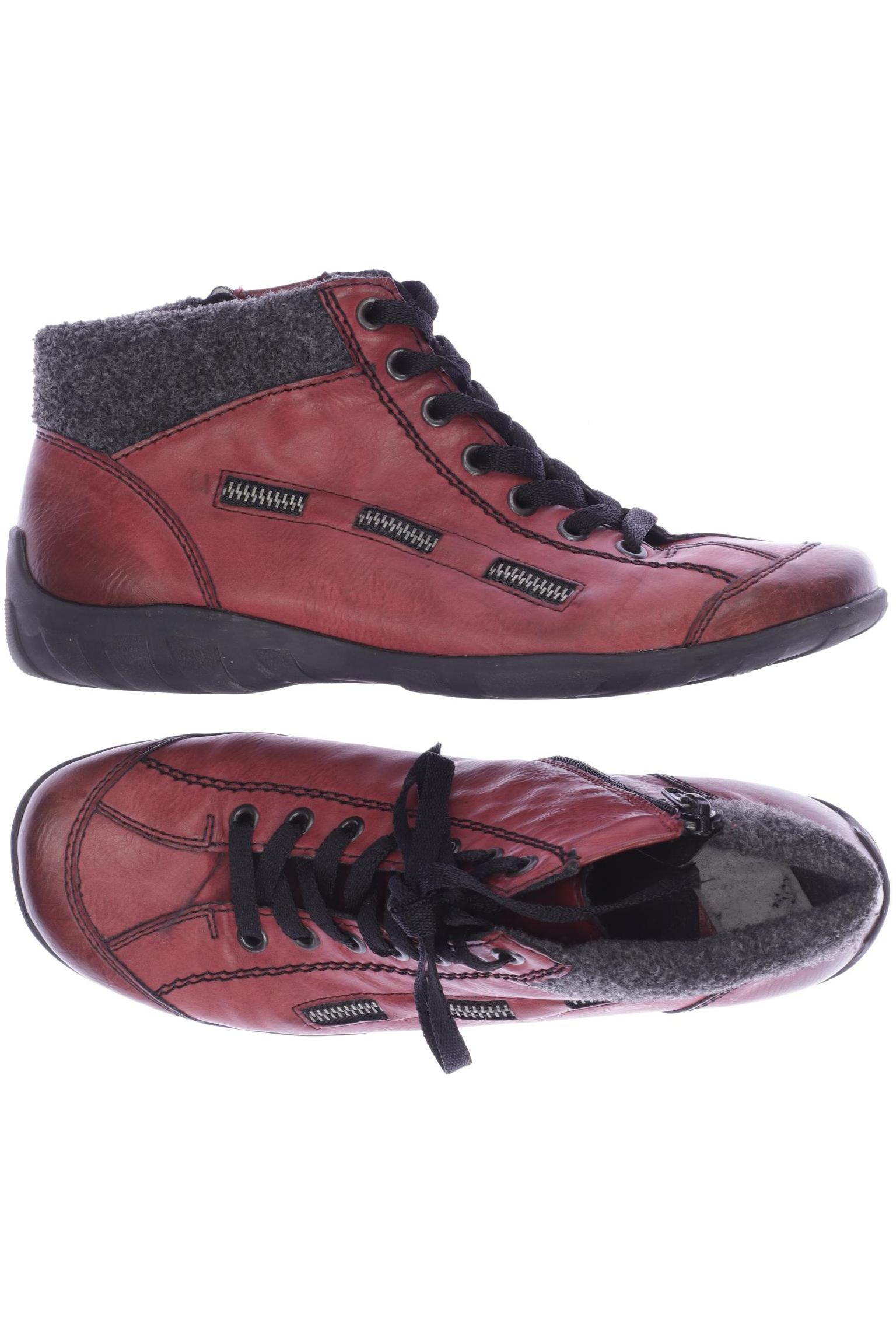 

Rieker Damen Stiefelette, bordeaux, Gr. 39