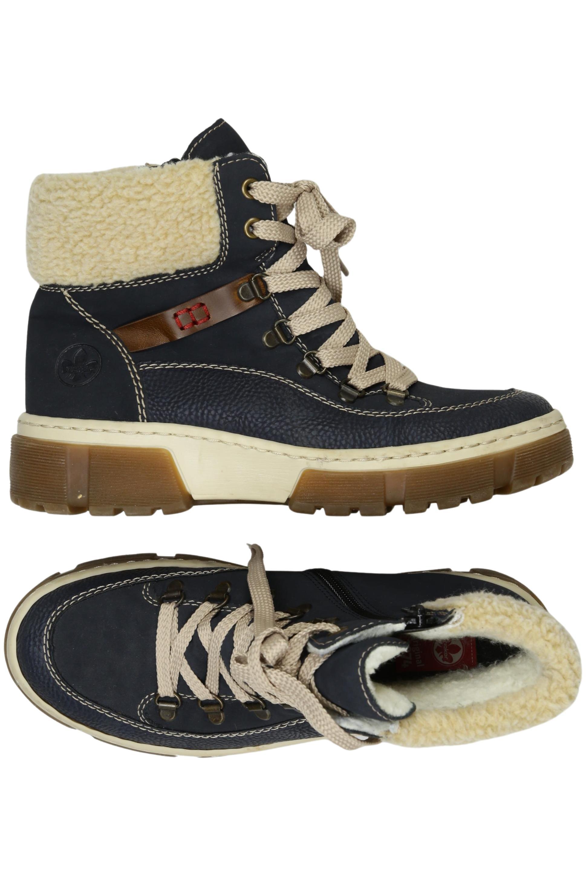 

Rieker Damen Stiefelette, marineblau, Gr. 38