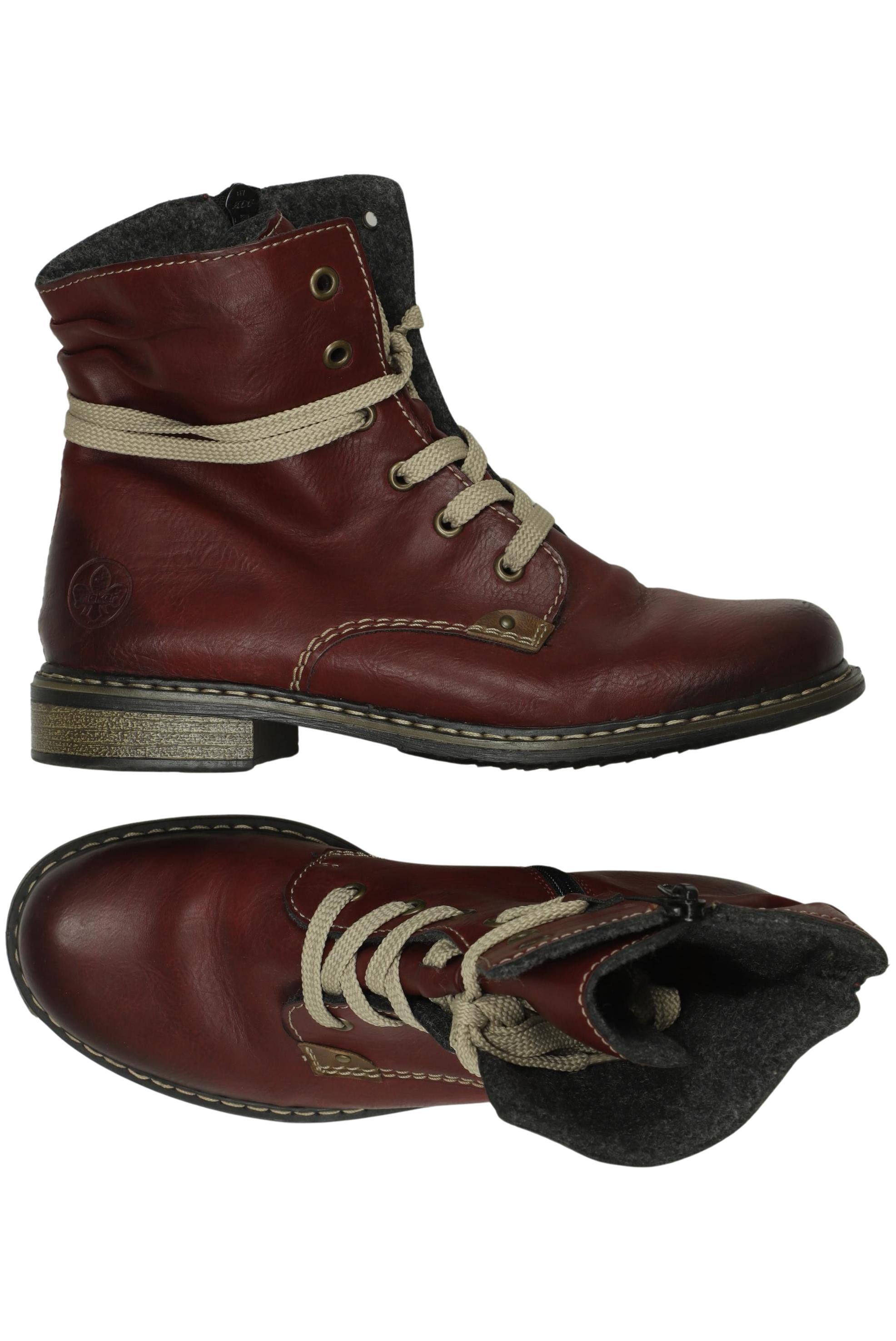 

Rieker Damen Stiefelette, rot, Gr. 38