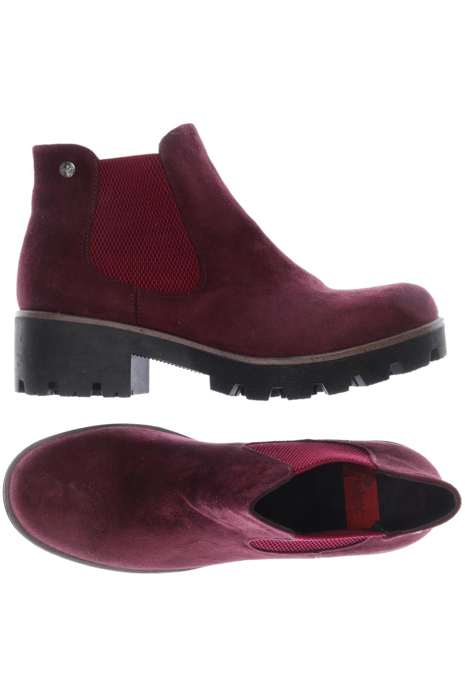 

Rieker Damen Stiefelette, bordeaux, Gr. 40