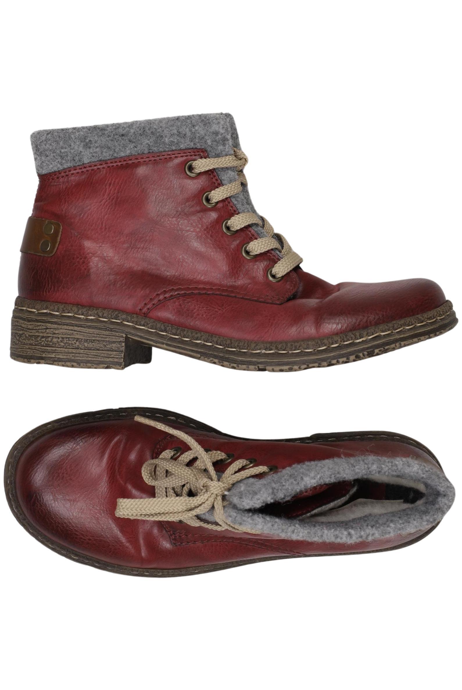 

Rieker Damen Stiefelette, rot, Gr. 37