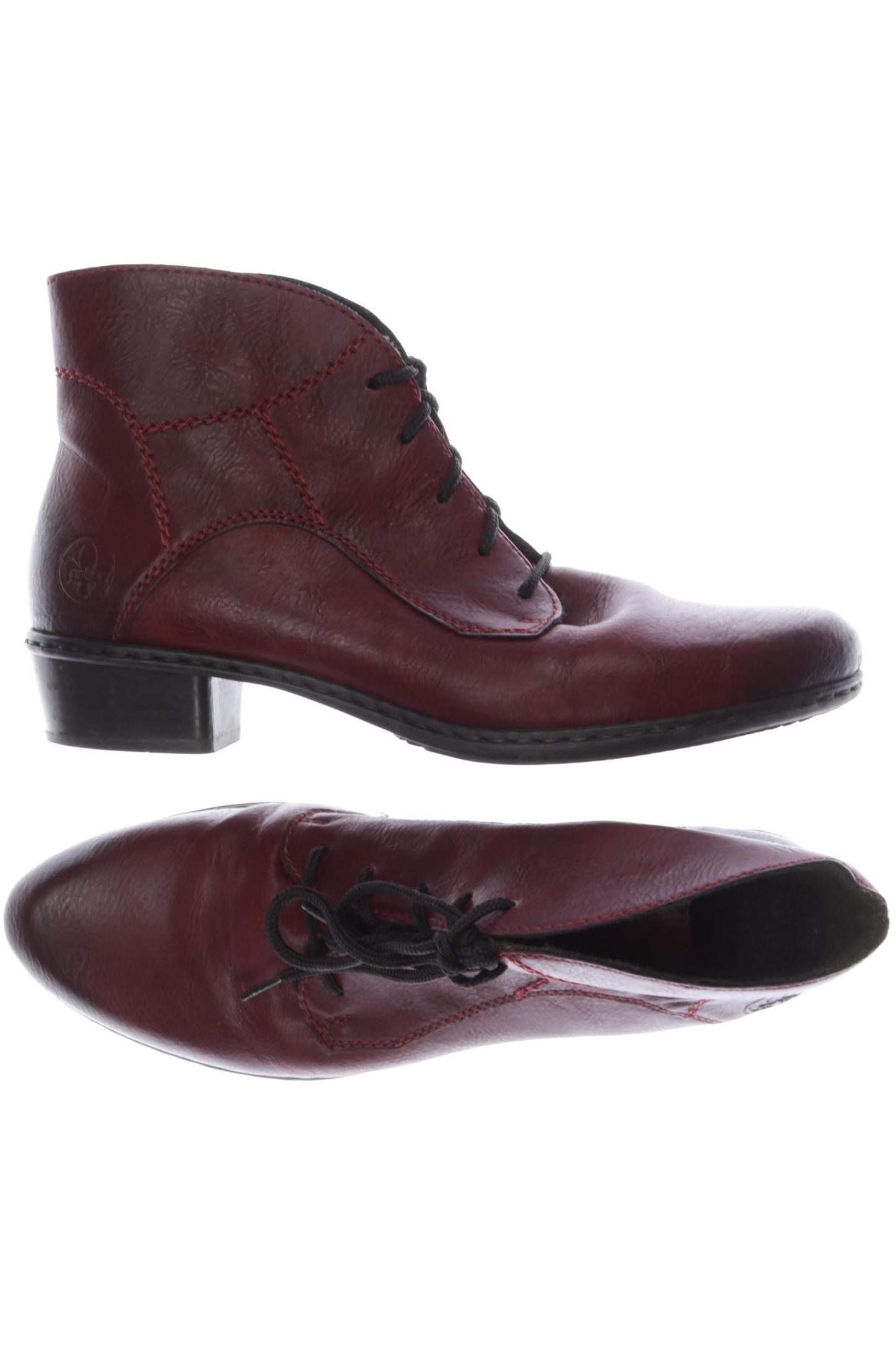 

Rieker Damen Stiefelette, bordeaux, Gr. 40