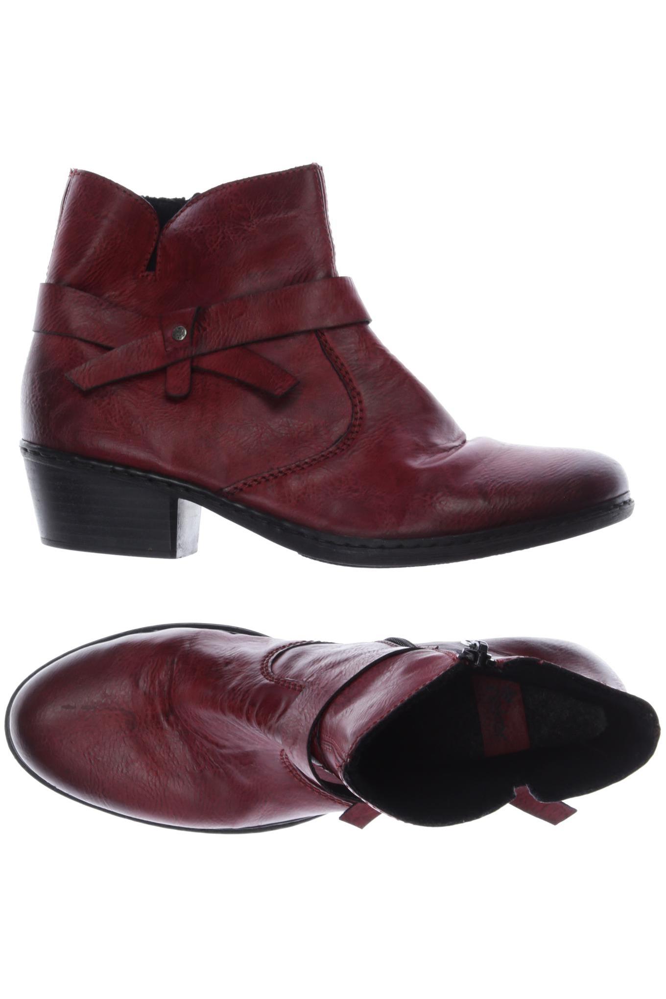 

Rieker Damen Stiefelette, bordeaux, Gr. 40