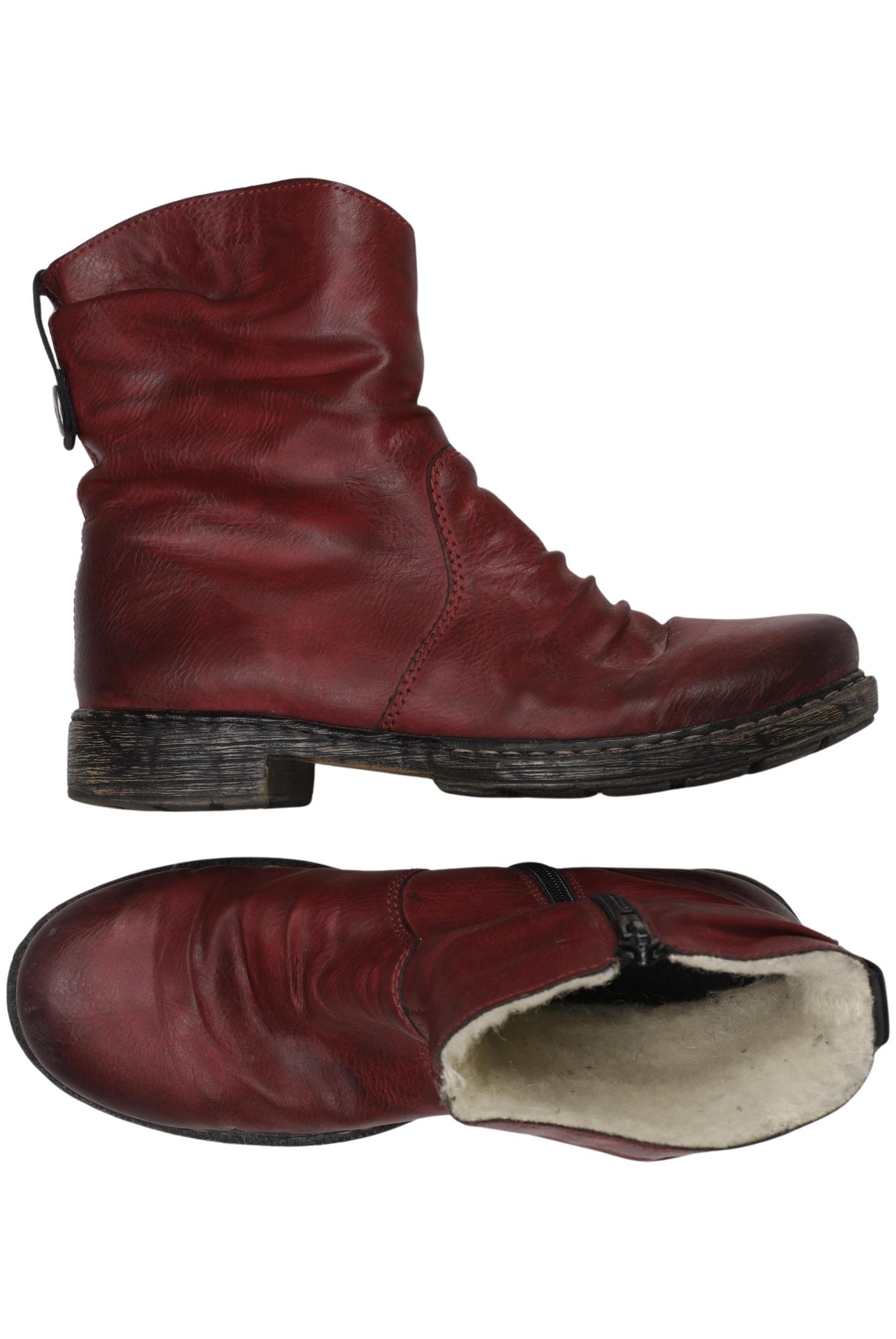 

Rieker Damen Stiefelette, rot, Gr. 37