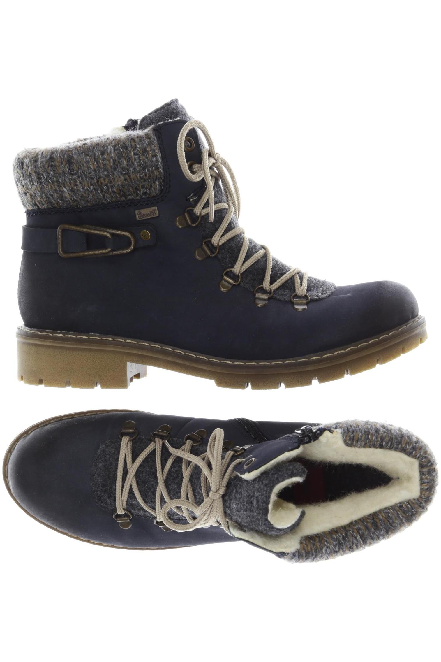 

Rieker Damen Stiefelette, marineblau, Gr. 40
