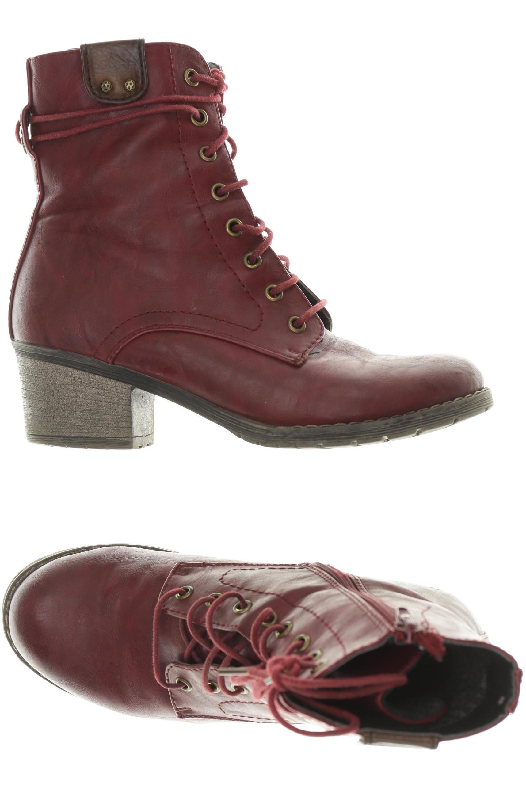 

Rieker Damen Stiefelette, rot, Gr. 37