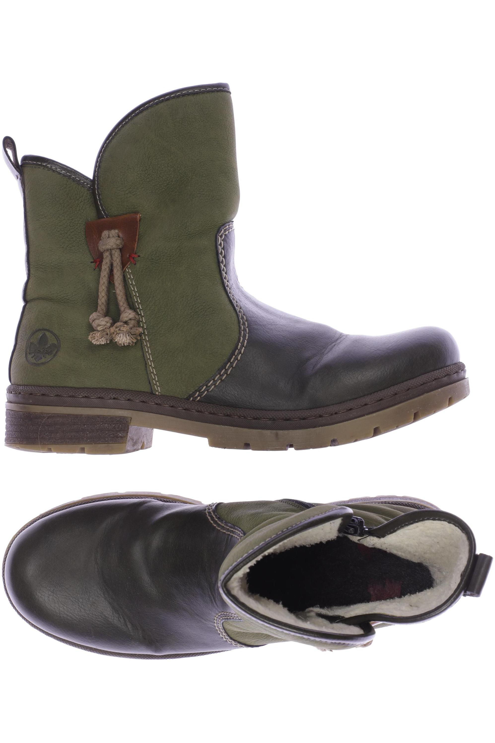 

Rieker Damen Stiefelette, grün, Gr. 39