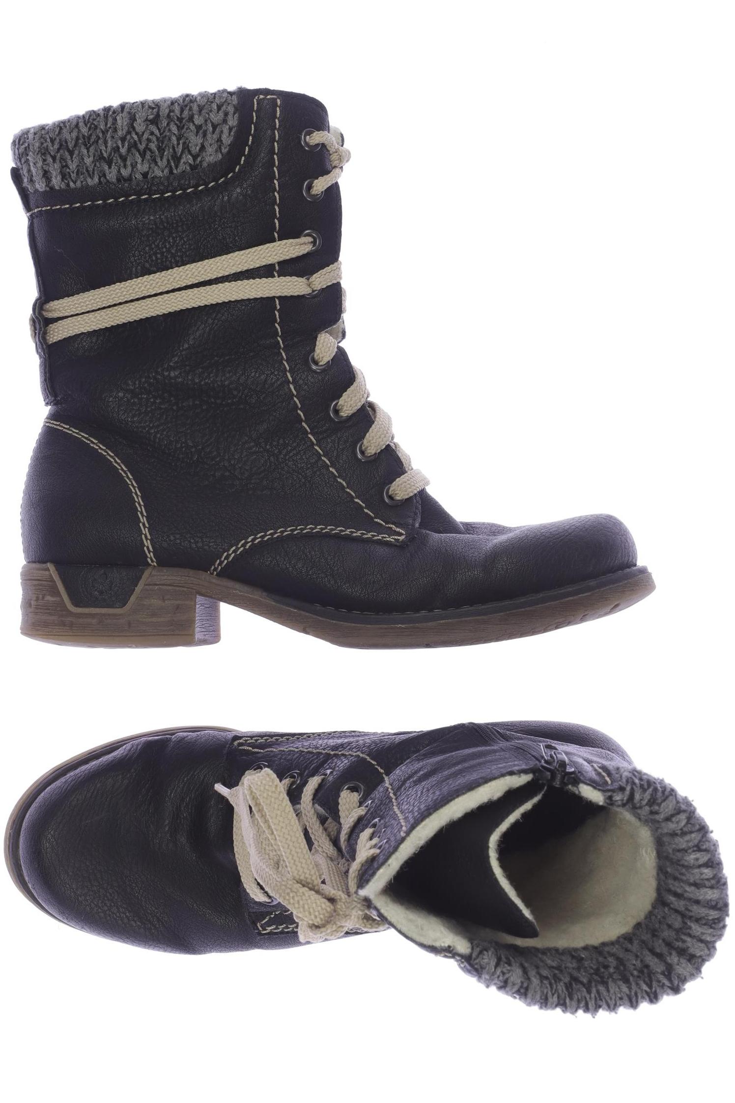 

Rieker Damen Stiefelette, schwarz, Gr. 38