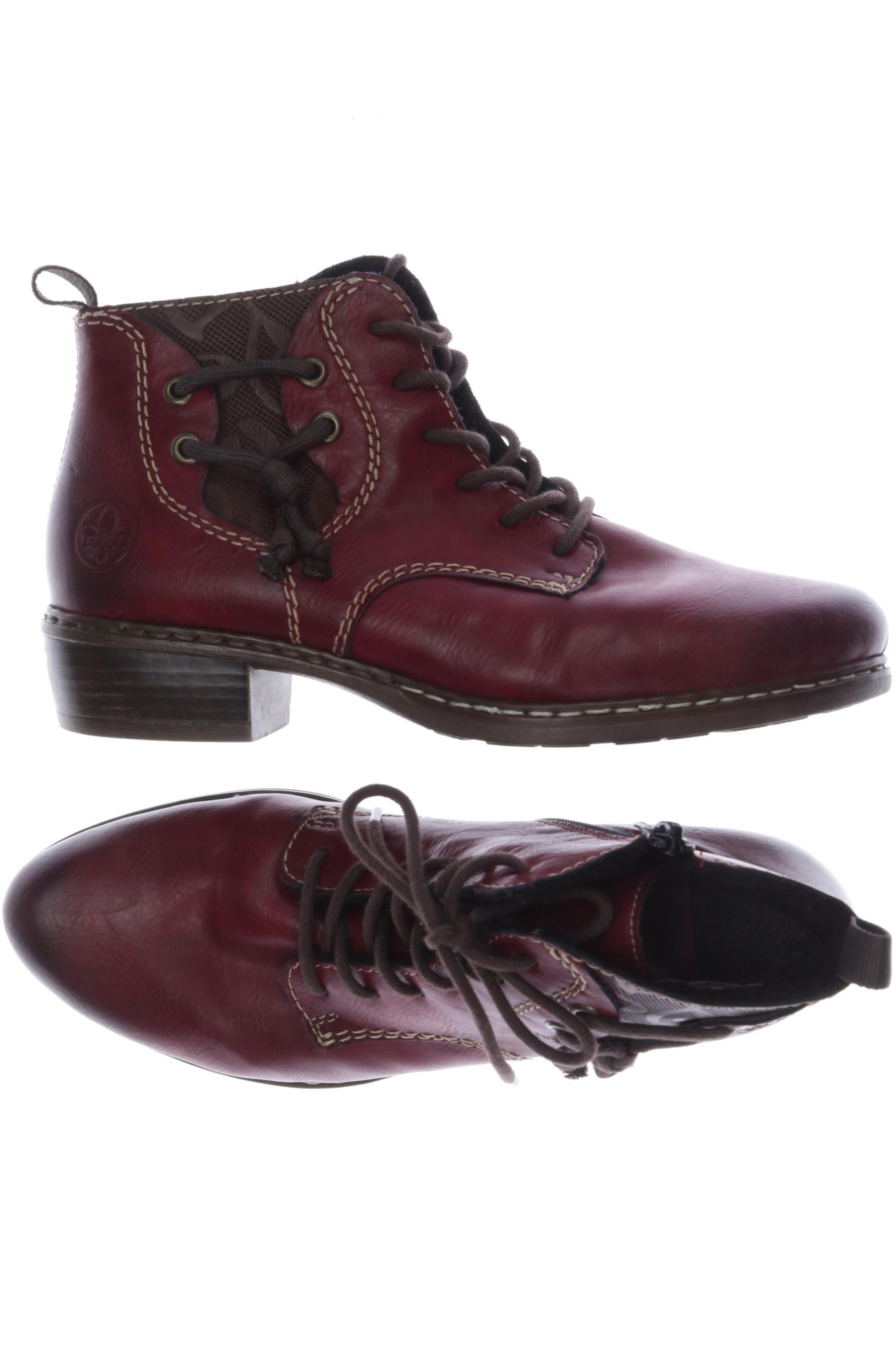 

Rieker Damen Stiefelette, rot, Gr. 38