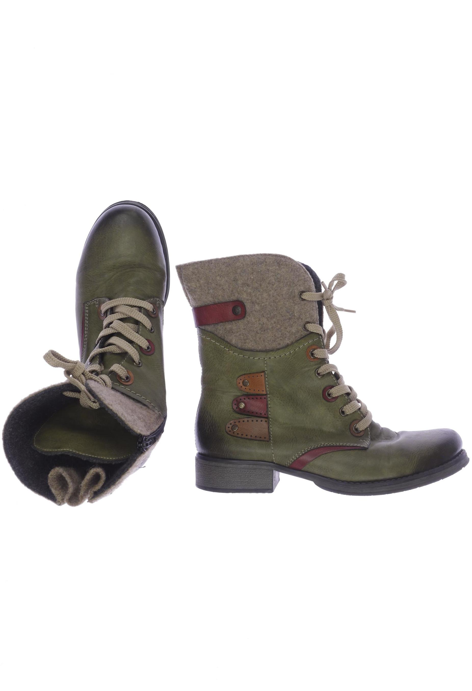 

Rieker Damen Stiefelette, grün, Gr. 40