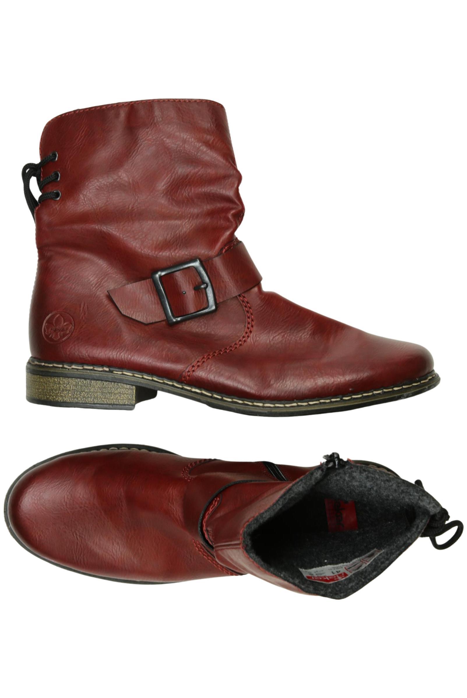 

Rieker Damen Stiefelette, rot, Gr. 41