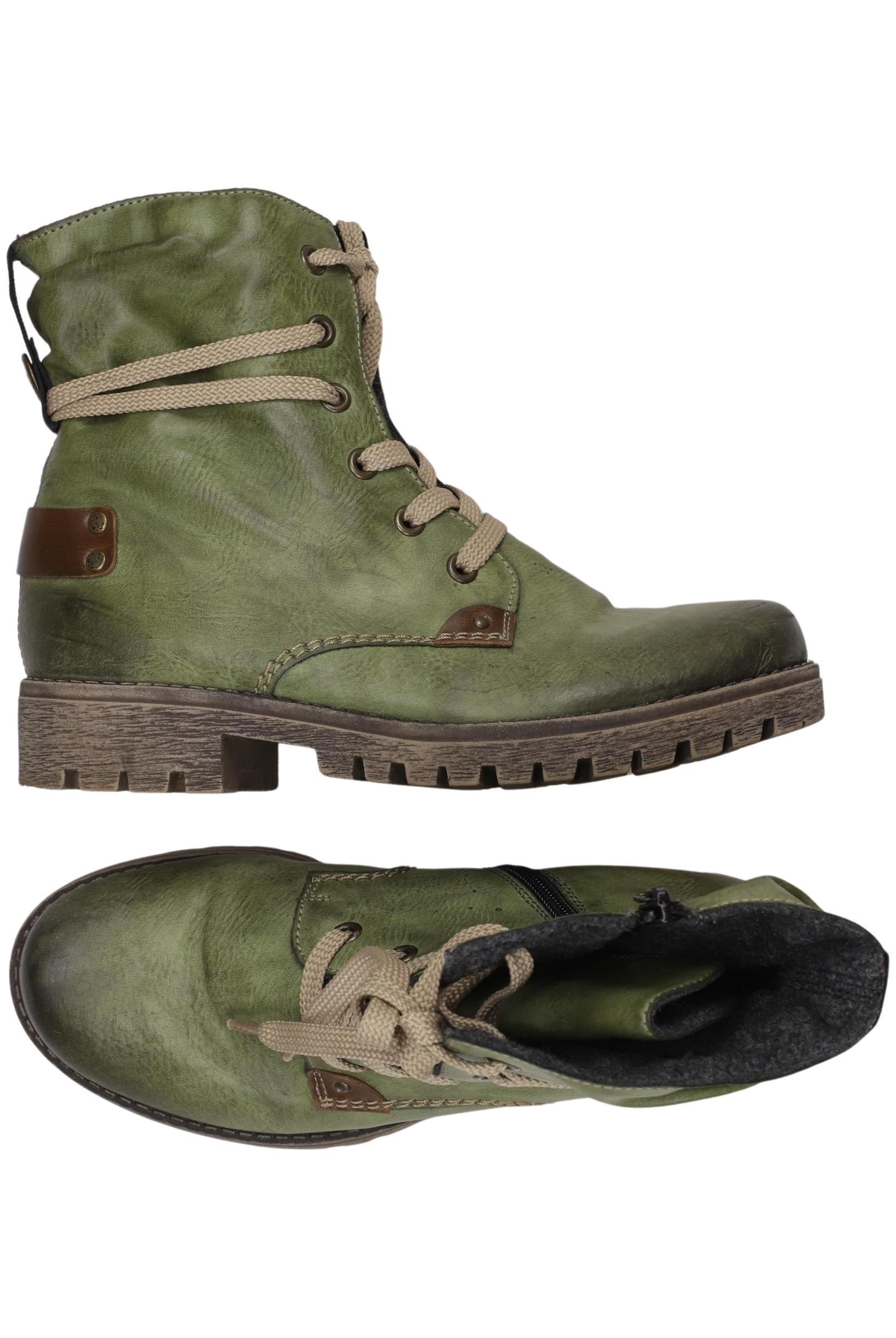 

Rieker Damen Stiefelette, grün, Gr. 36