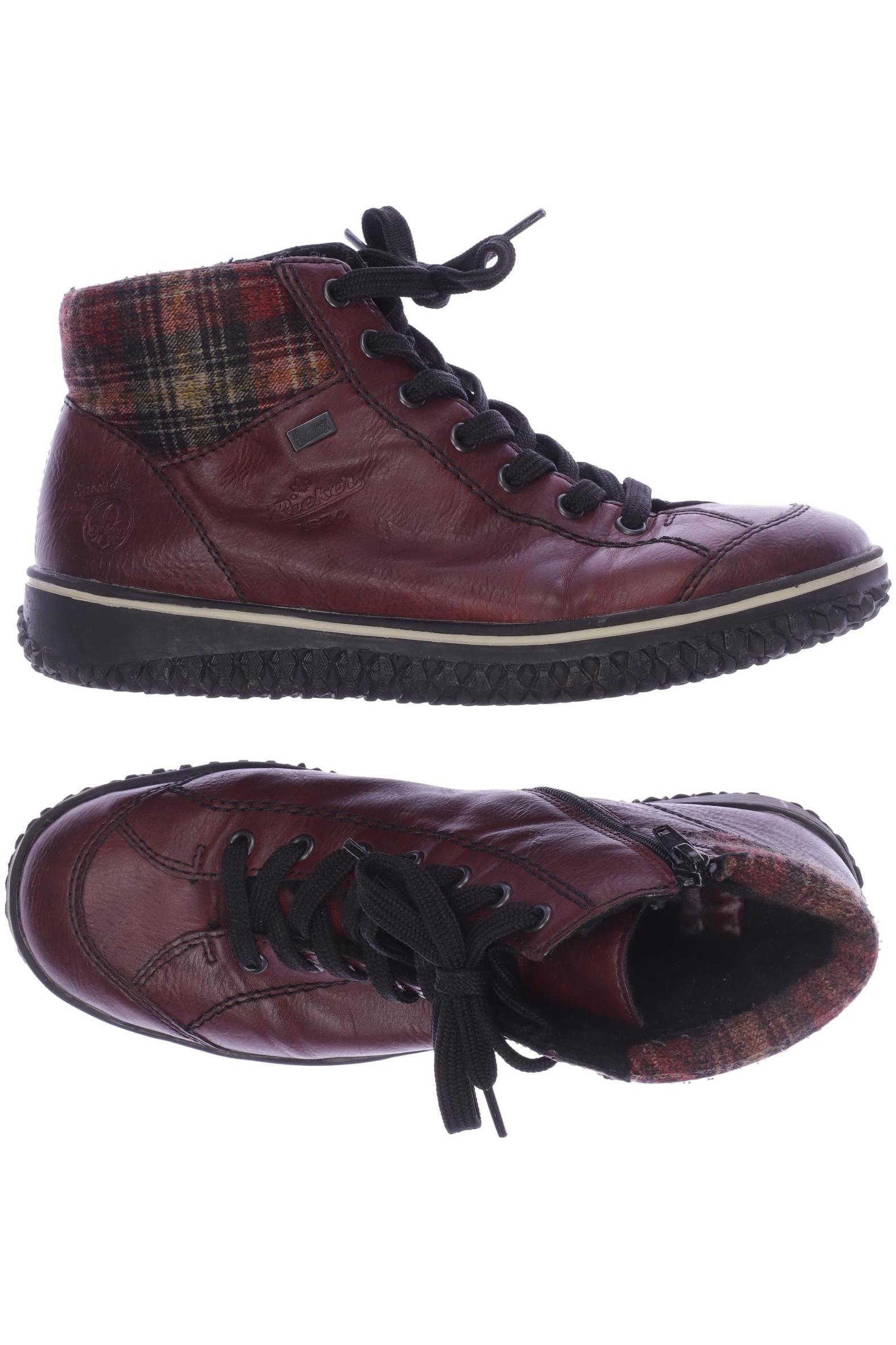 

Rieker Damen Stiefelette, bordeaux, Gr. 40