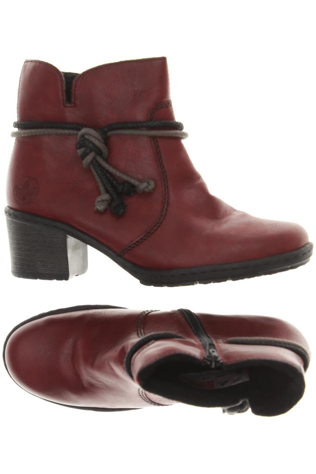 

Rieker Damen Stiefelette, rot, Gr. 37