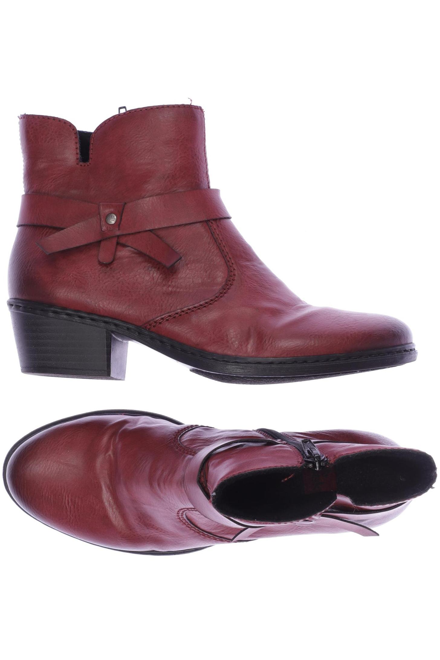 

Rieker Damen Stiefelette, bordeaux, Gr. 37