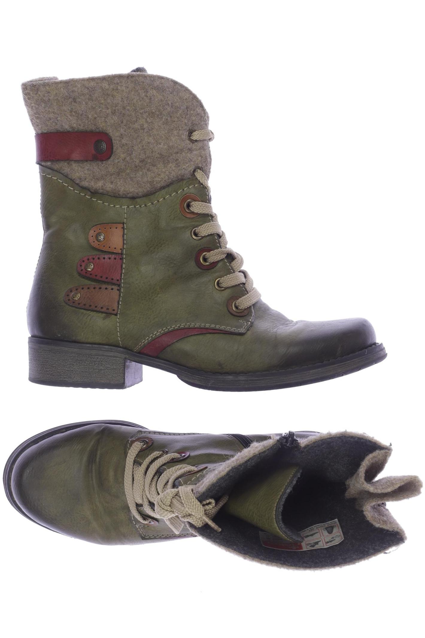 

Rieker Damen Stiefelette, grün, Gr. 38