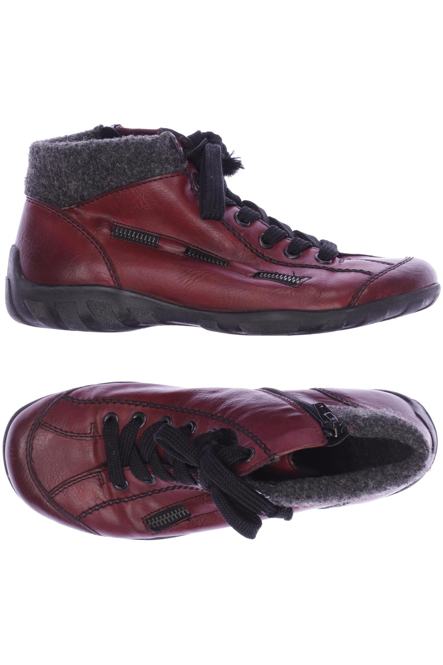 

Rieker Damen Stiefelette, bordeaux, Gr. 36