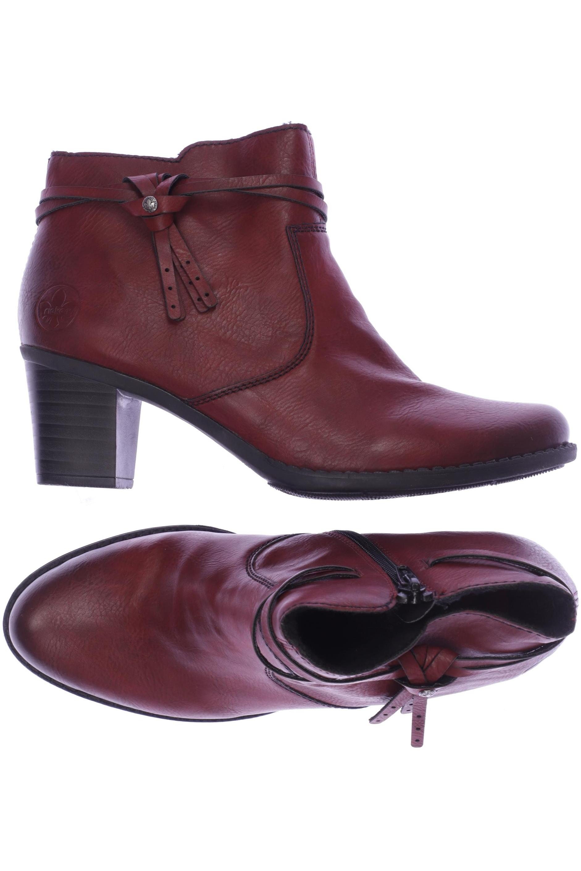 

Rieker Damen Stiefelette, bordeaux, Gr. 38