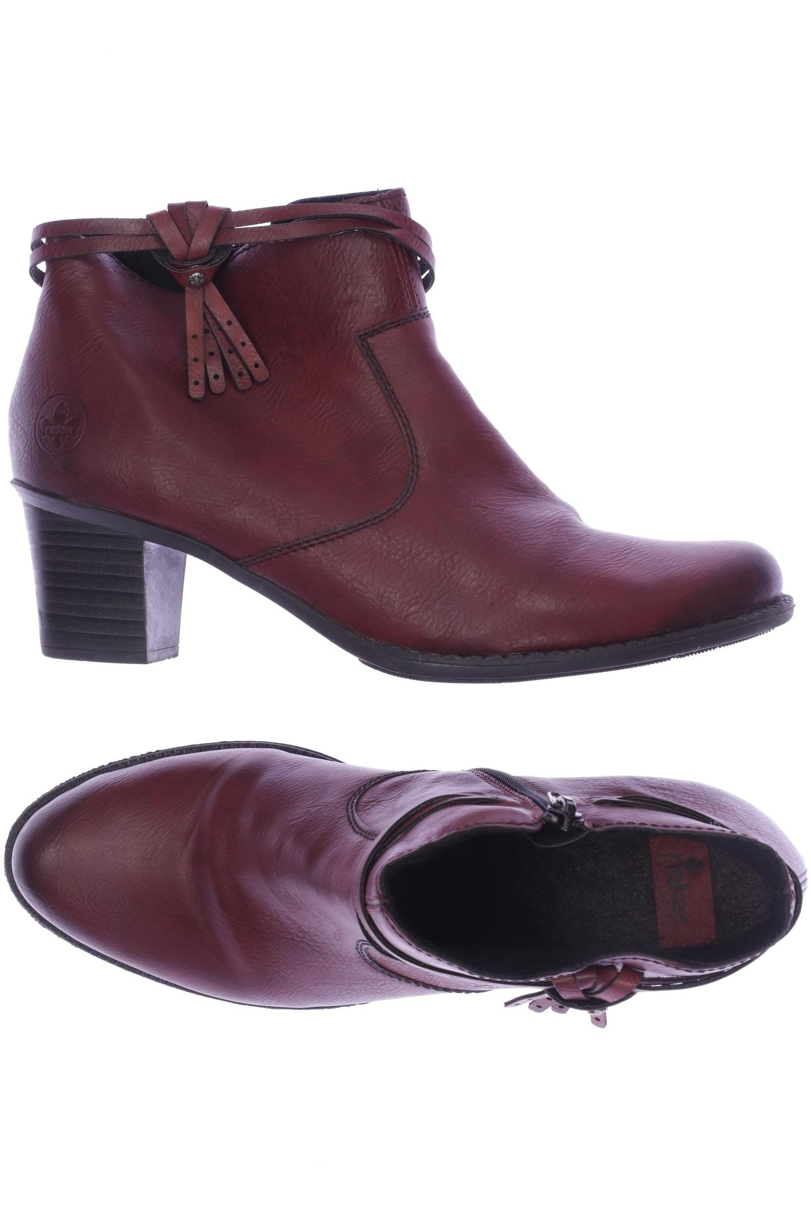 

Rieker Damen Stiefelette, bordeaux, Gr. 42