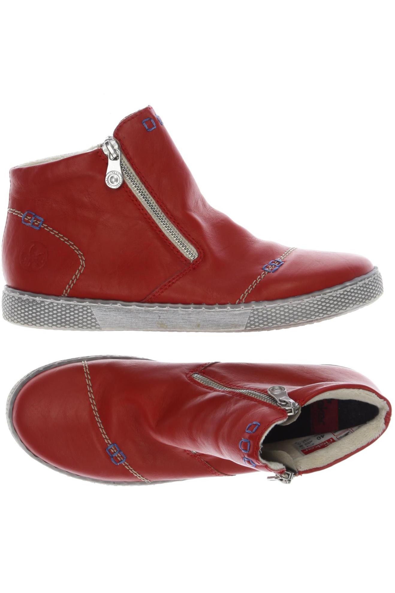 

Rieker Damen Stiefelette, rot, Gr. 40