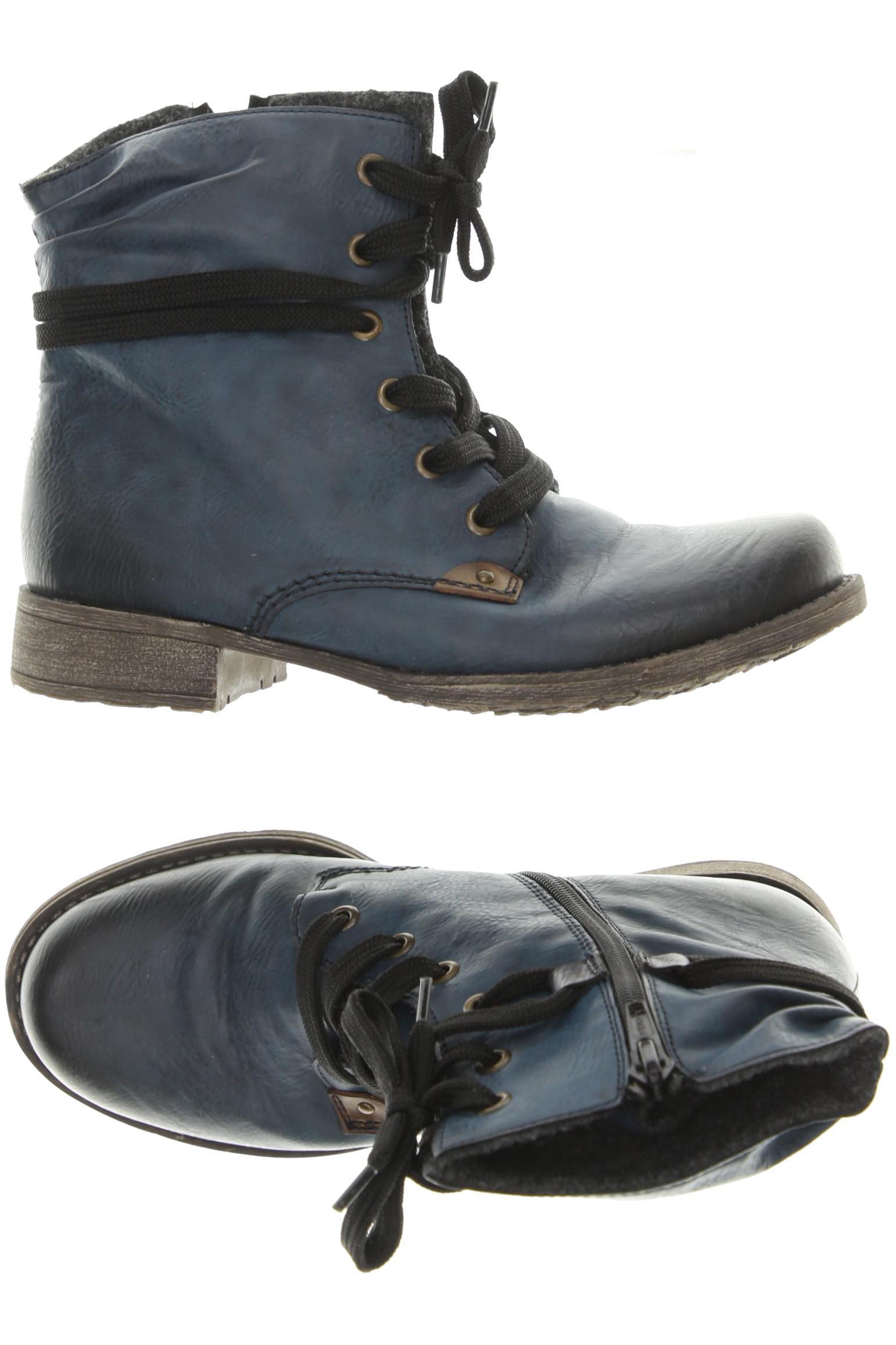 

Rieker Damen Stiefelette, blau, Gr. 36