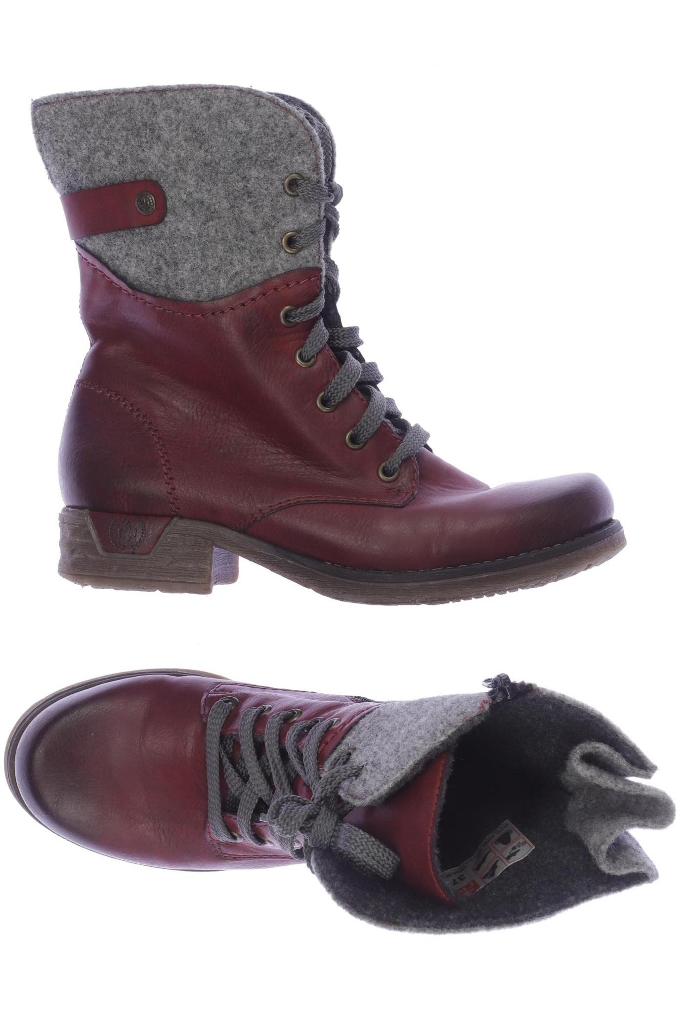 

Rieker Damen Stiefelette, bordeaux, Gr. 37
