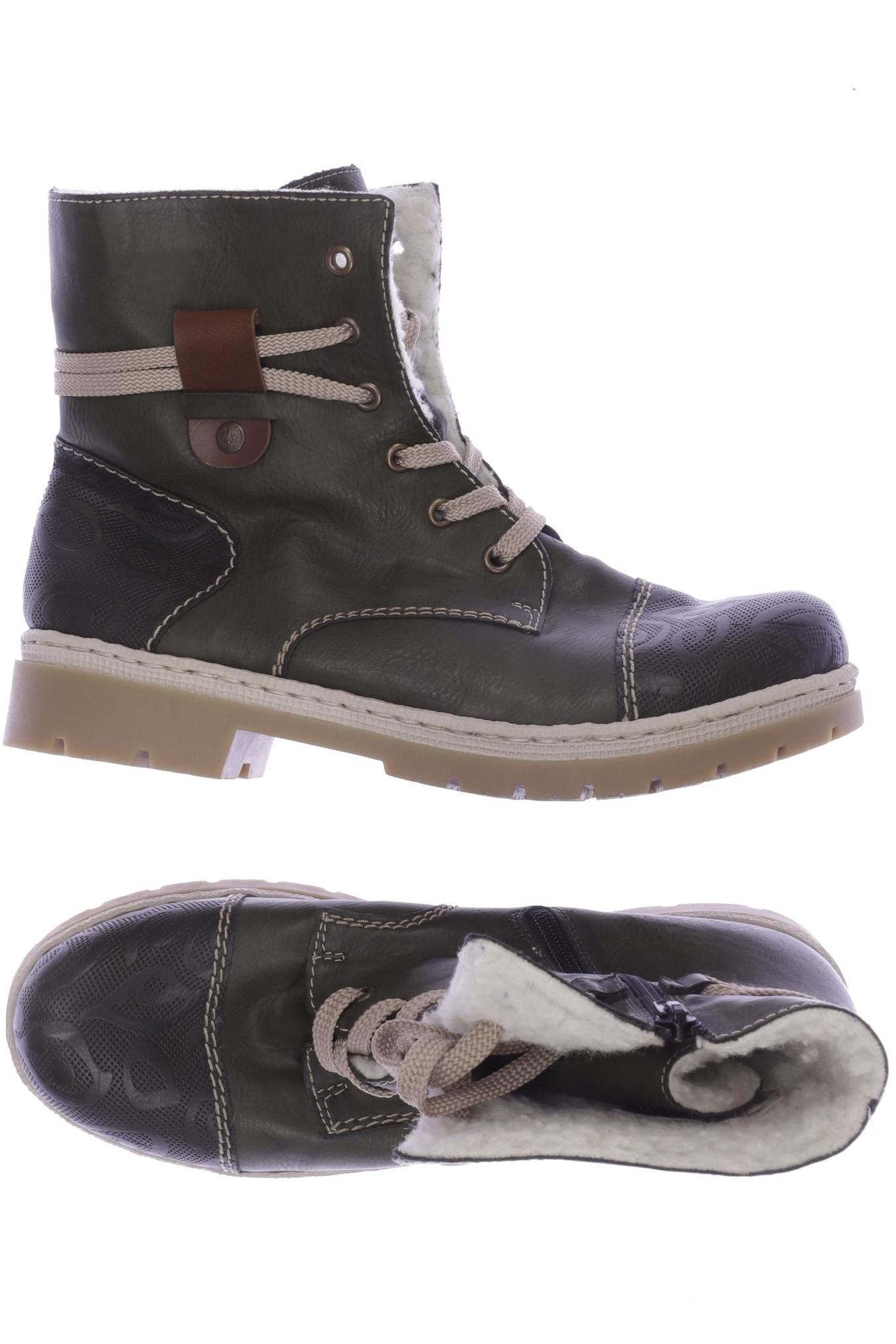 

Rieker Damen Stiefelette, grün, Gr. 40