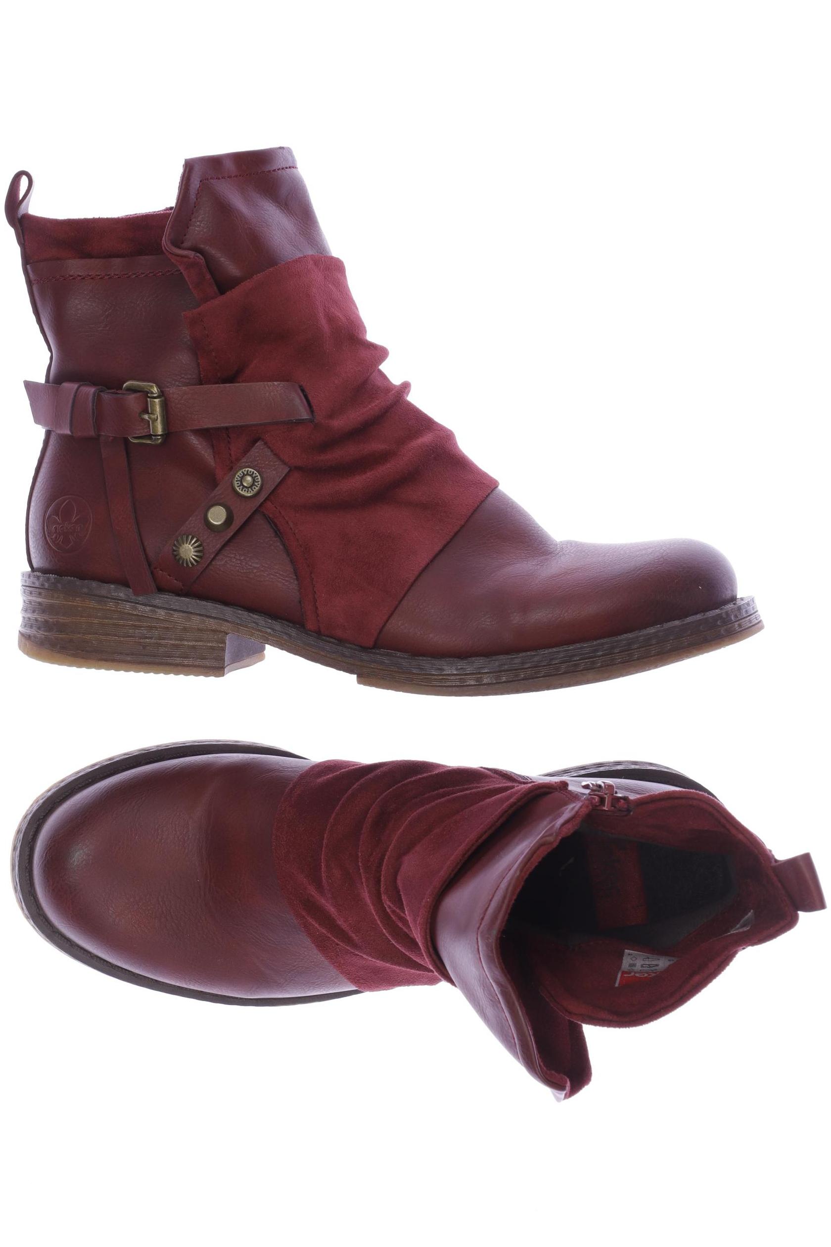 

Rieker Damen Stiefelette, bordeaux