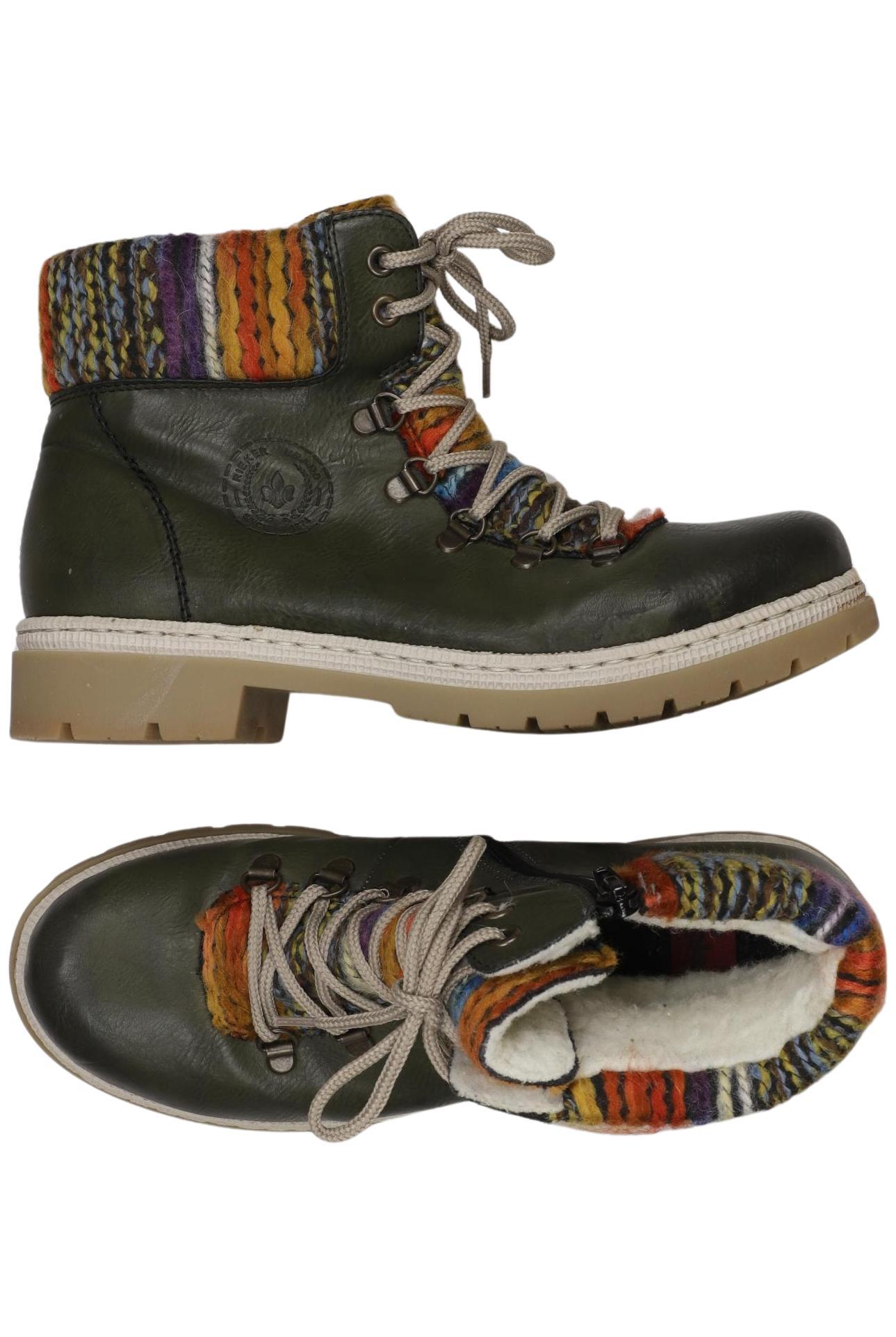 

Rieker Damen Stiefelette, grün, Gr. 39