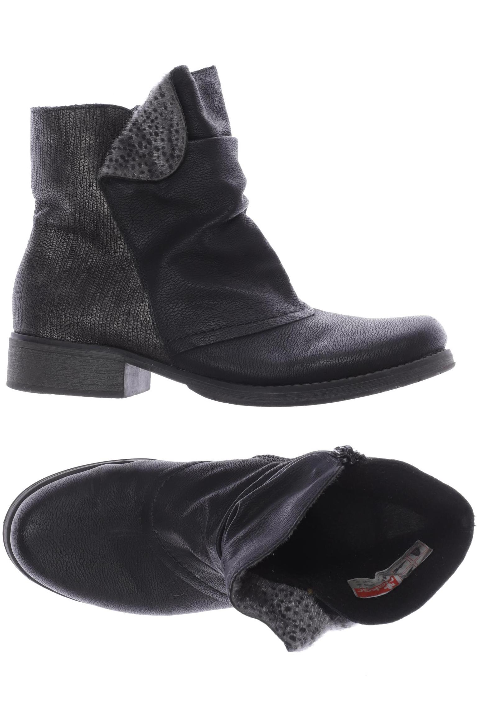 

Rieker Damen Stiefelette, schwarz, Gr. 40