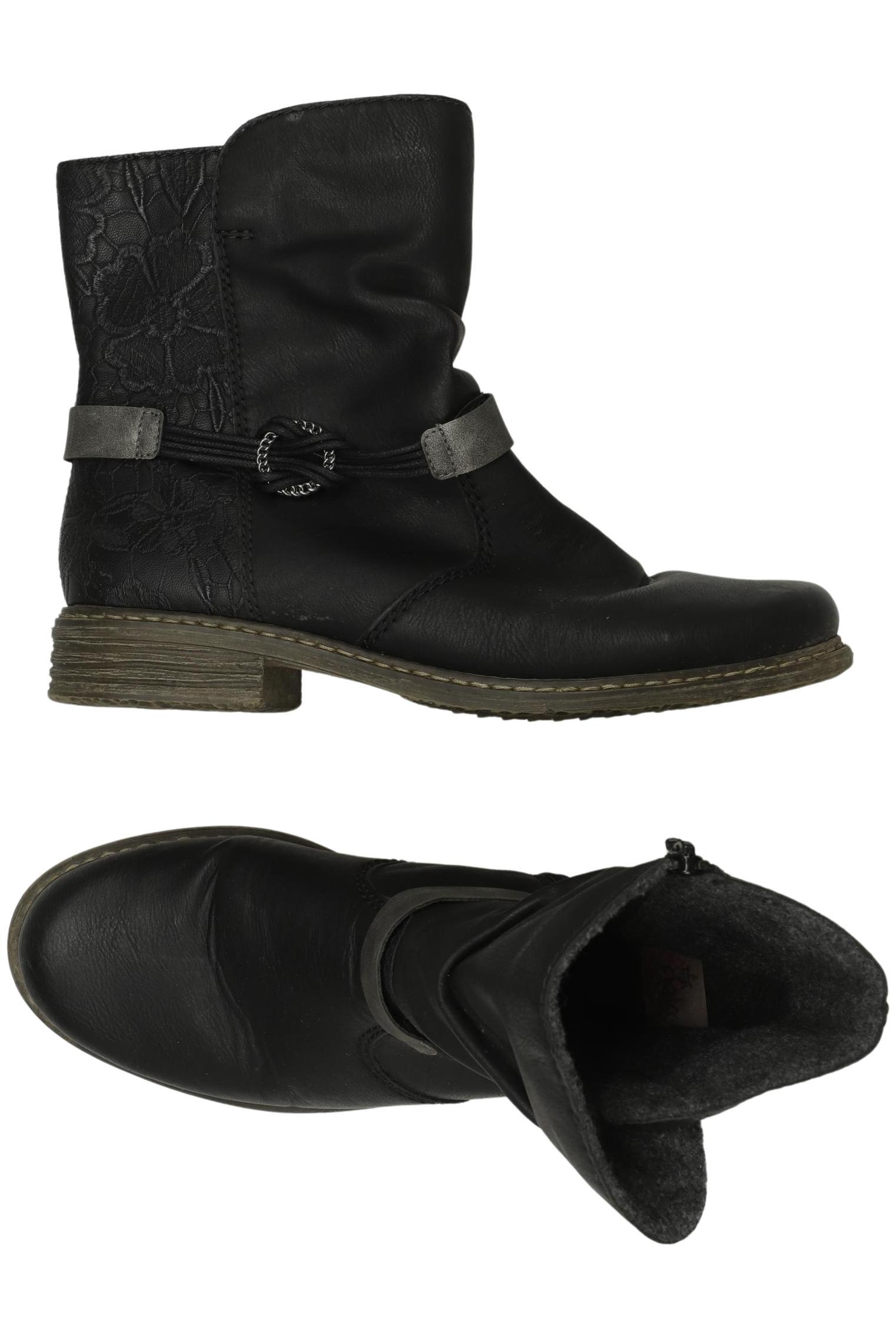 

Rieker Damen Stiefelette, schwarz, Gr. 38