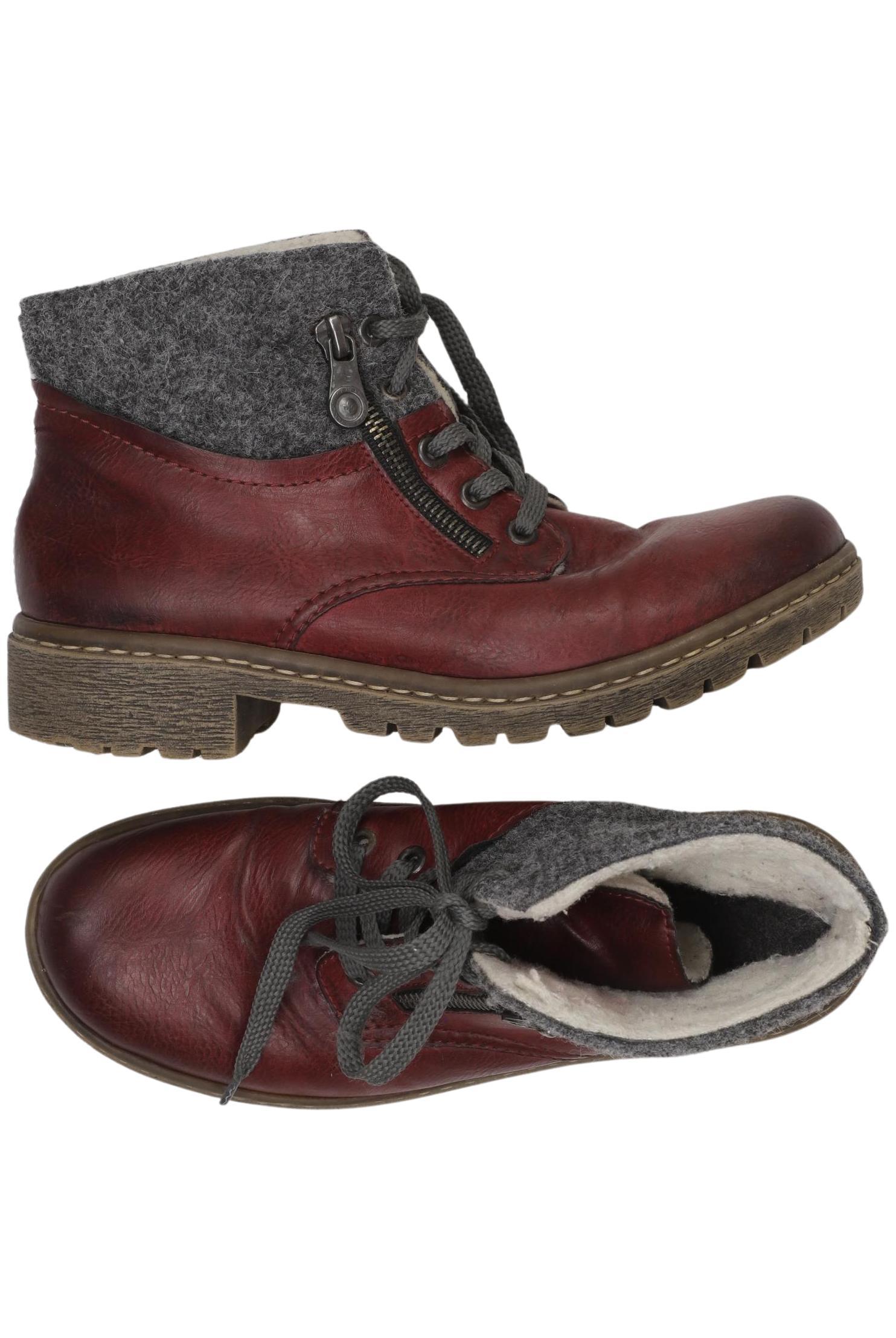 

Rieker Damen Stiefelette, rot, Gr. 37